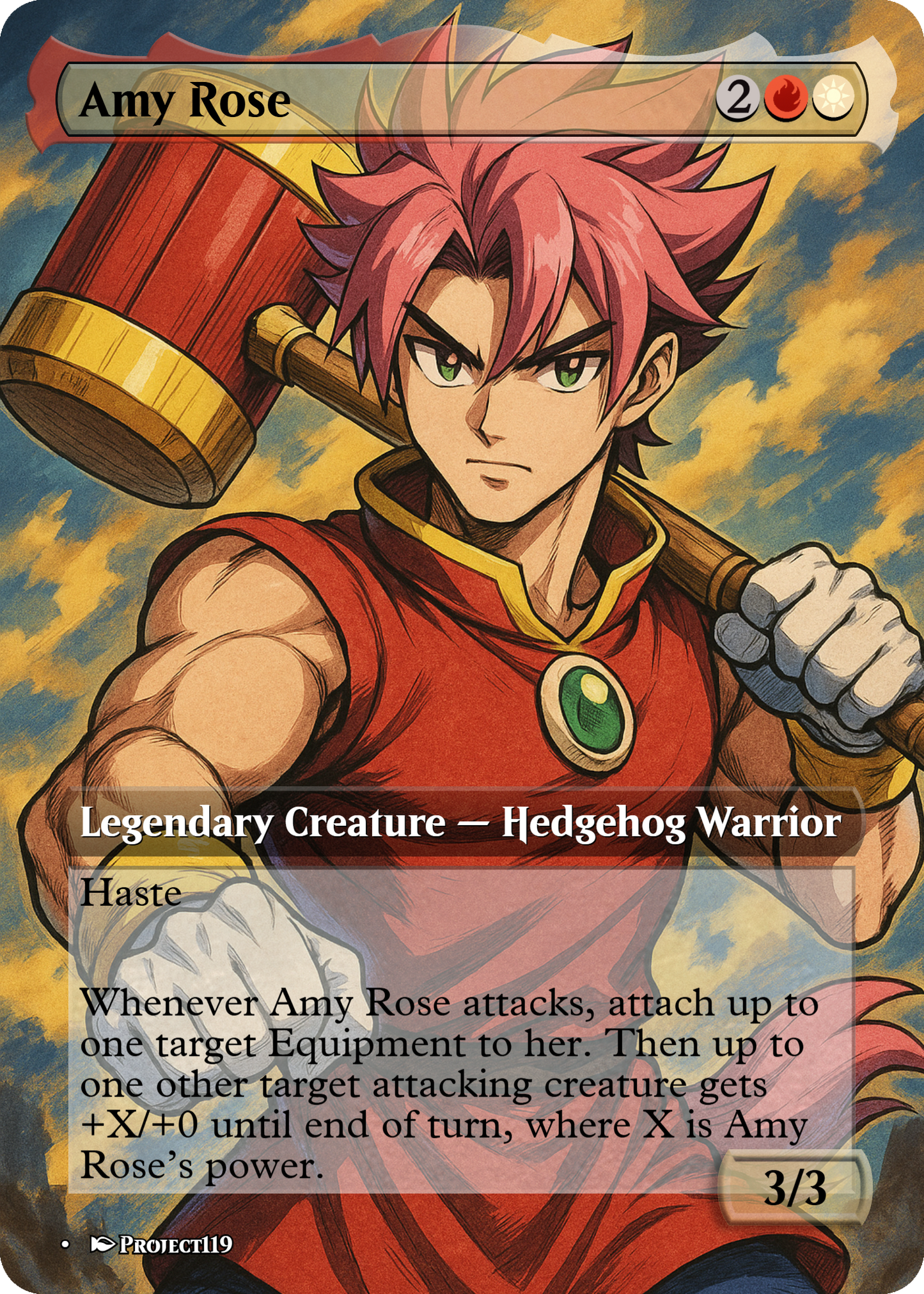 Sonic the Hedgehog Shounen Warriors Bundle - Magic the Gathering Proxy Cards
