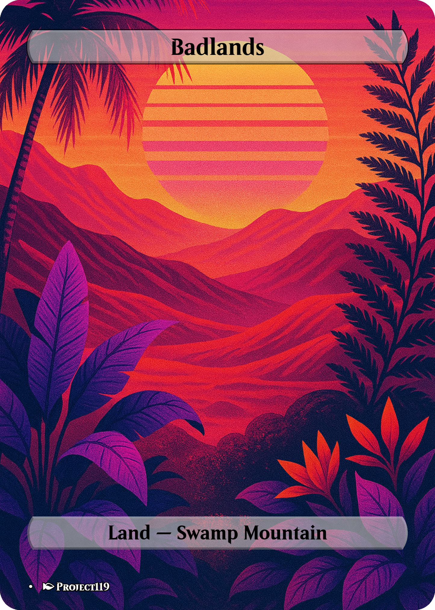 Vaporwave Inspired 10 Dual Lands Bundle - Magic the Gathering Proxy Cards