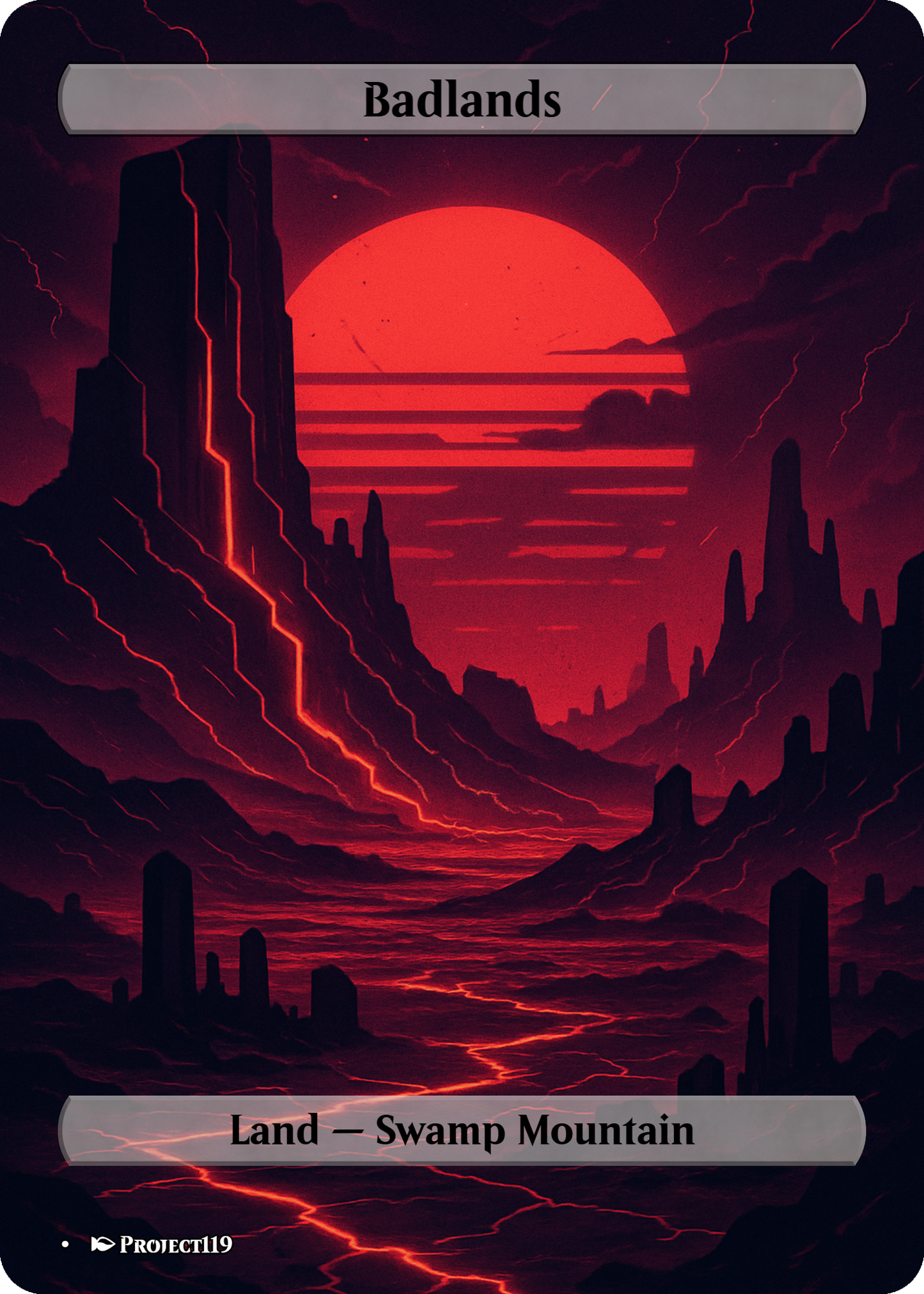 Synthwave Inspired 10 Original Dual Lands Bundle - Magic the Gathering Proxy Cards