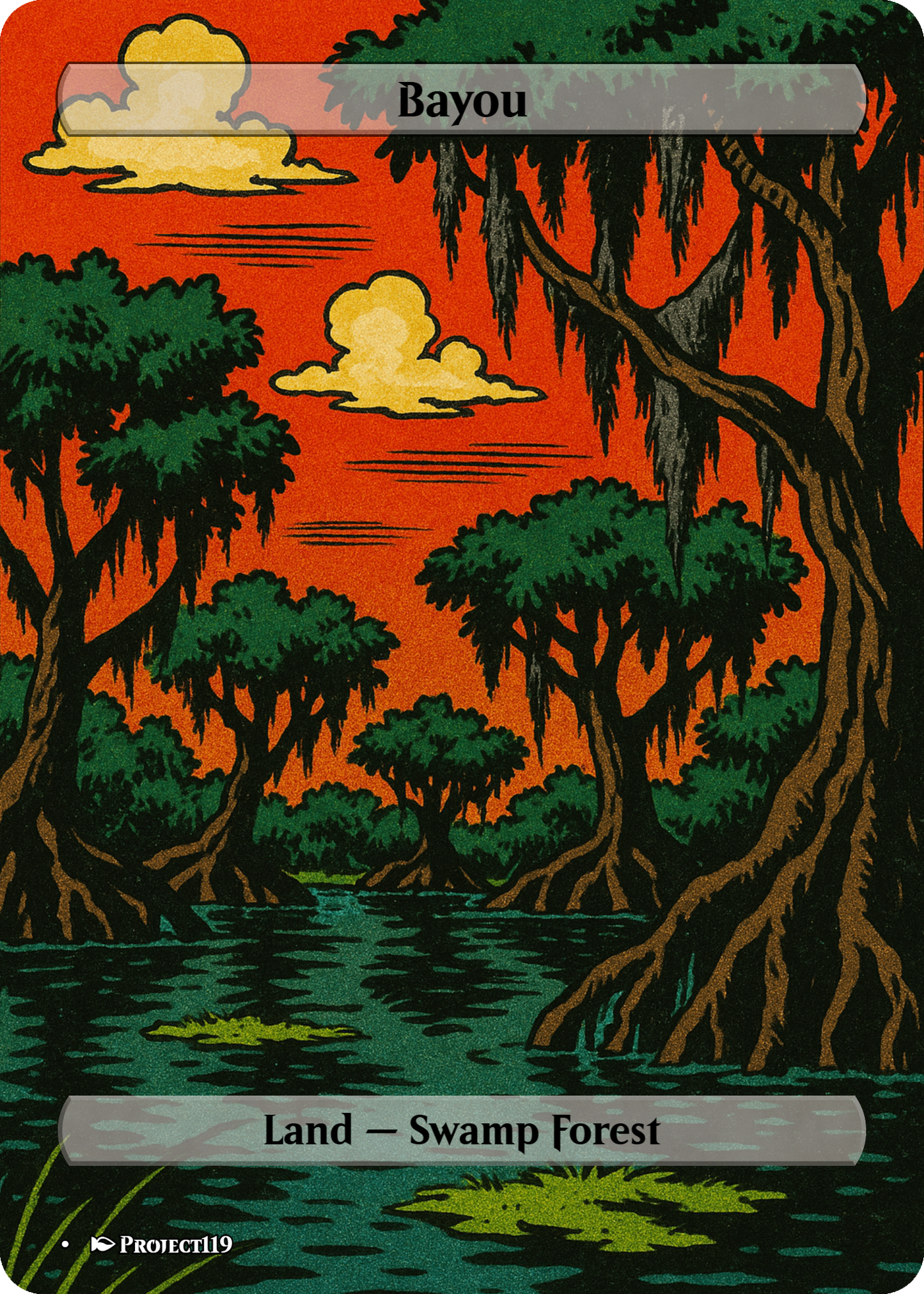 1980s Comic Art Inspired 62 Mega Land Bundle - Magic the Gathering Proxy
