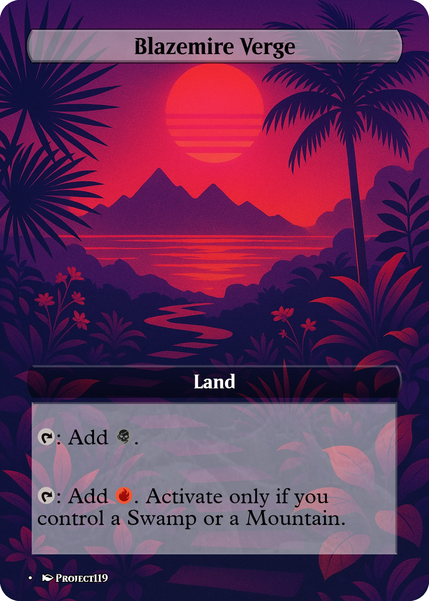 Vaporwave Inspired 18 Land Mardu Commander Starter Bundle - Magic the Gathering Proxy Cards