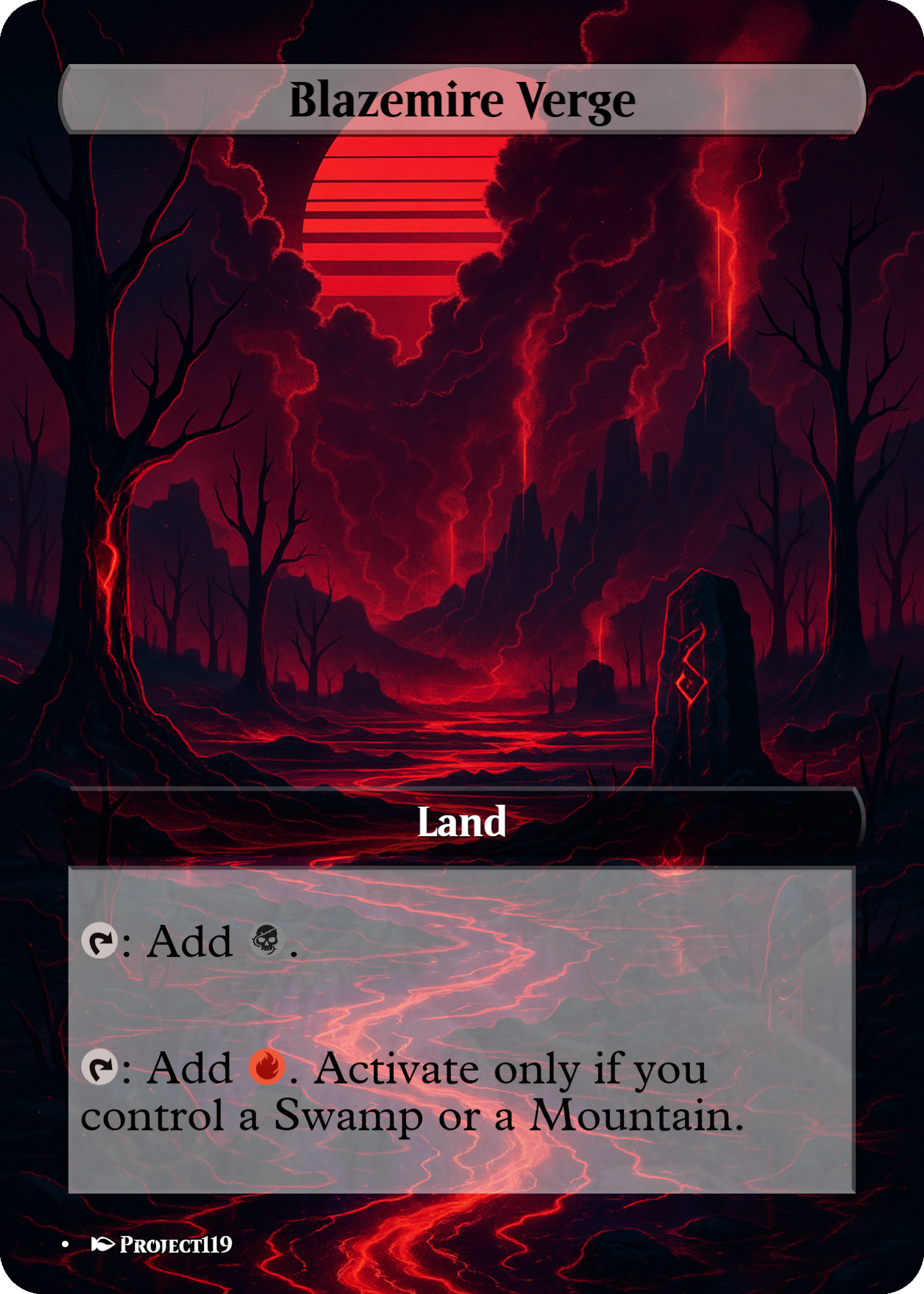 Synthwave Inspired 18 Land Jund Commander Starter Bundle - Magic the Gathering Proxy Cards