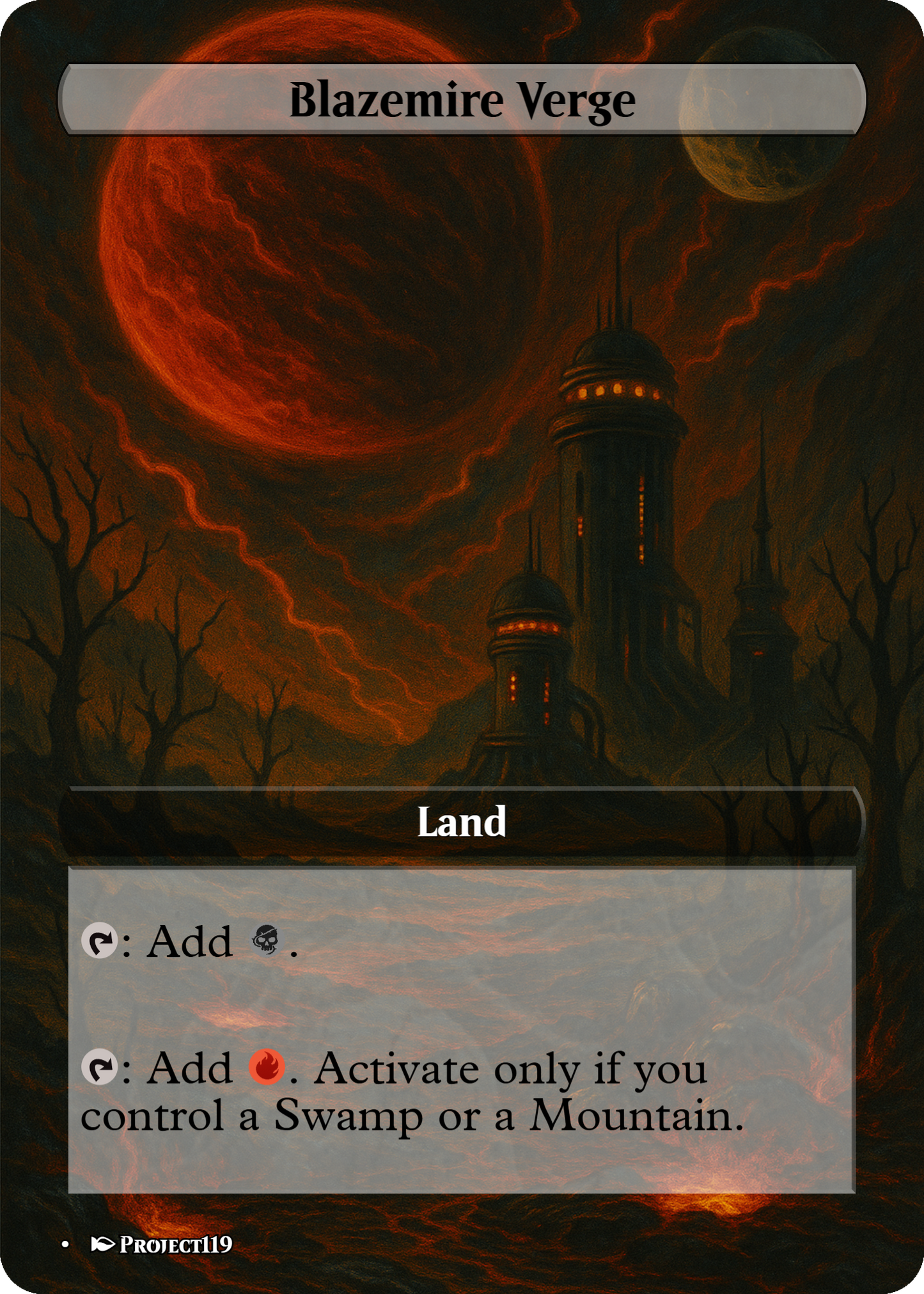 1930's Pulp Magazine Cover Inspired 10 Verge Land Bundle - Magic the Gathering Proxy Cards