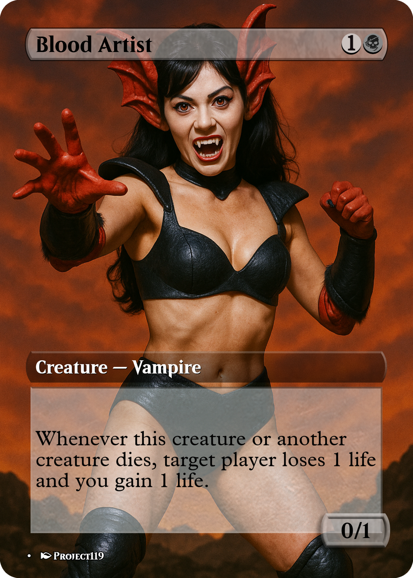 Blood Artist - Magic the Gathering Proxy Card