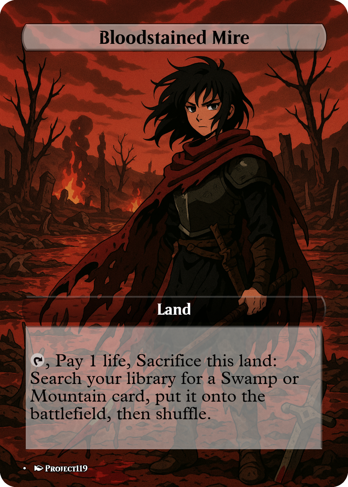 1990’s Anime Inspired 18 Land Mardu Commander Starter Bundle - Magic the Gathering Proxy Cards