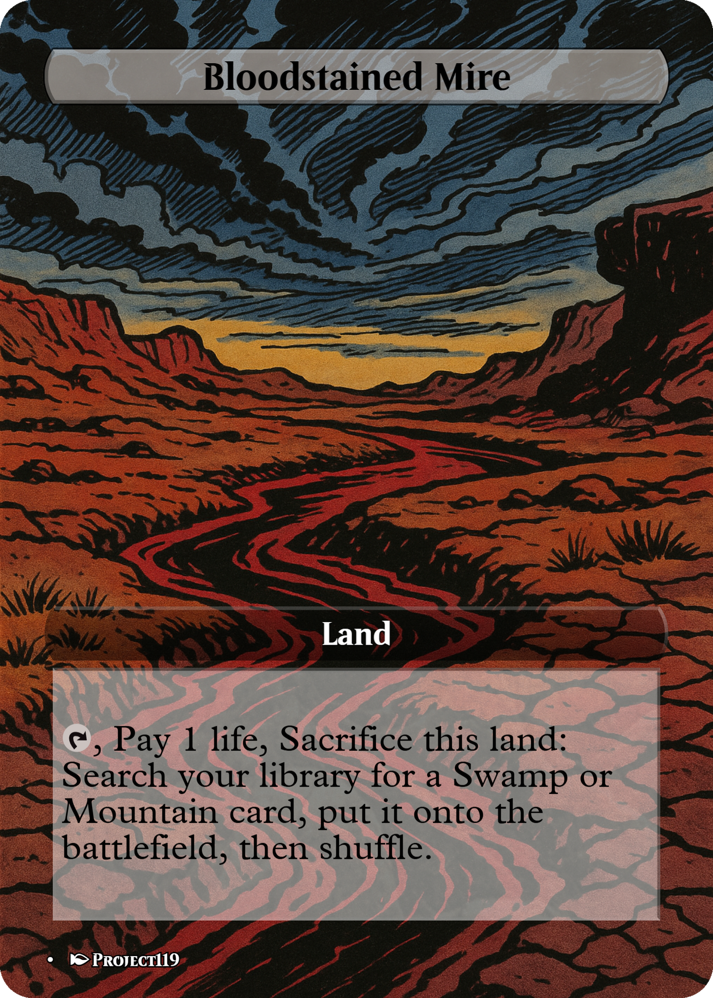 1980s Comic Art Inspired 18 Land Mardu Commander Starter Bundle - Magic the Gathering Proxy Cards