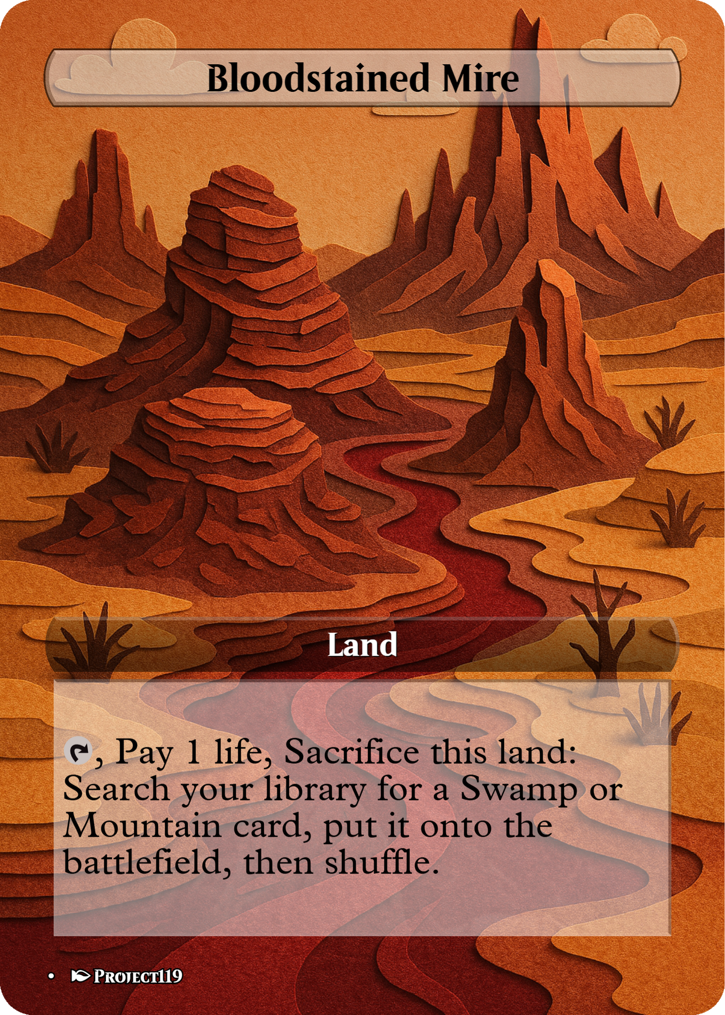 Papercraft Inspired 18 Land Grixis Commander Starter Bundle - Magic the Gathering Proxy Cards