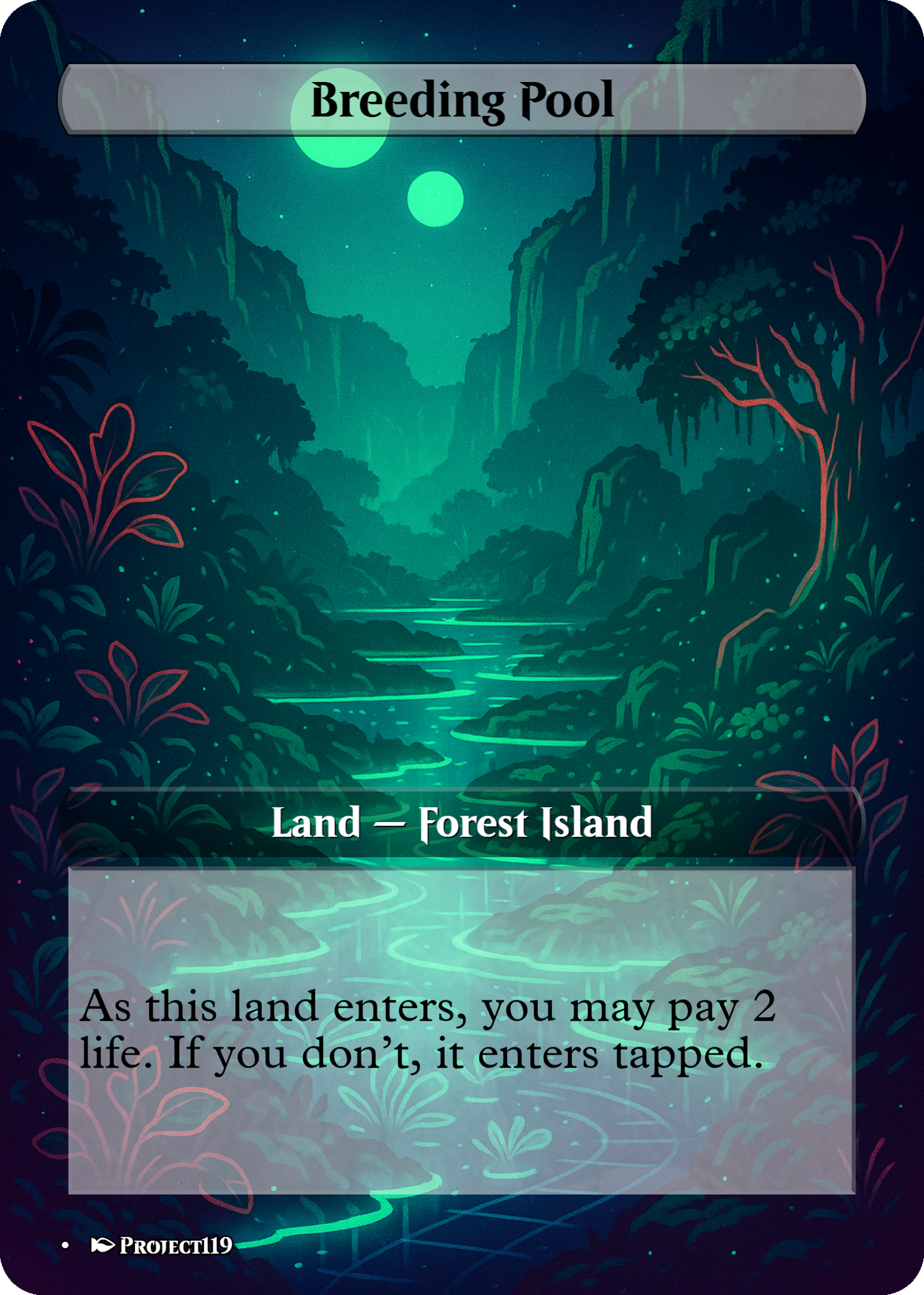 Synthwave Inspired 18 Land Temur Commander Starter Bundle - Magic the Gathering Proxy Cards
