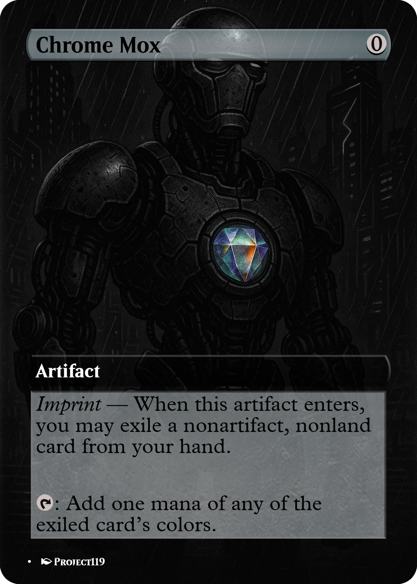 Noir Art Inspired Artifact Bundle - Magic the Gathering Proxy Cards