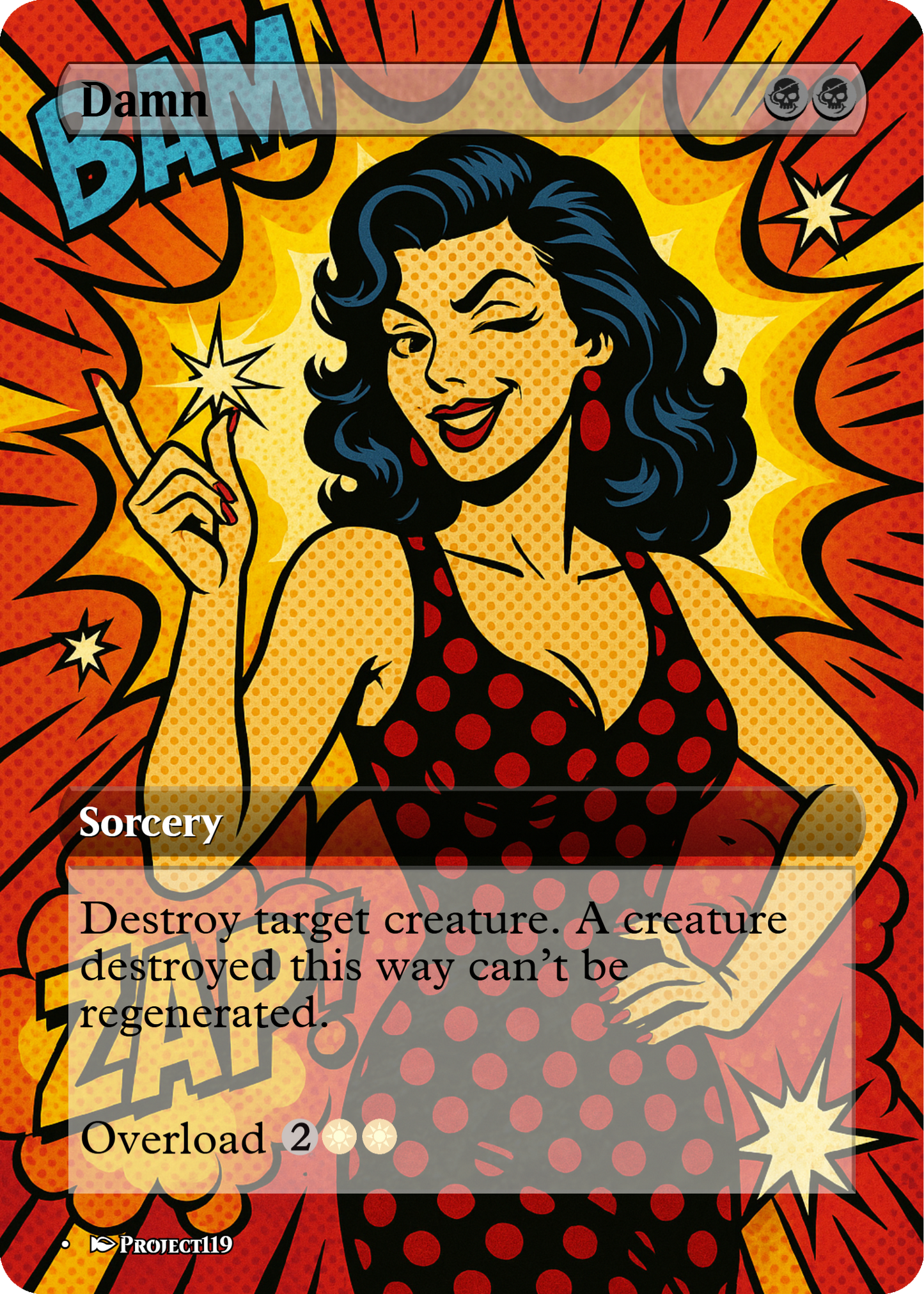 Damn - Magic the Gathering Proxy Card