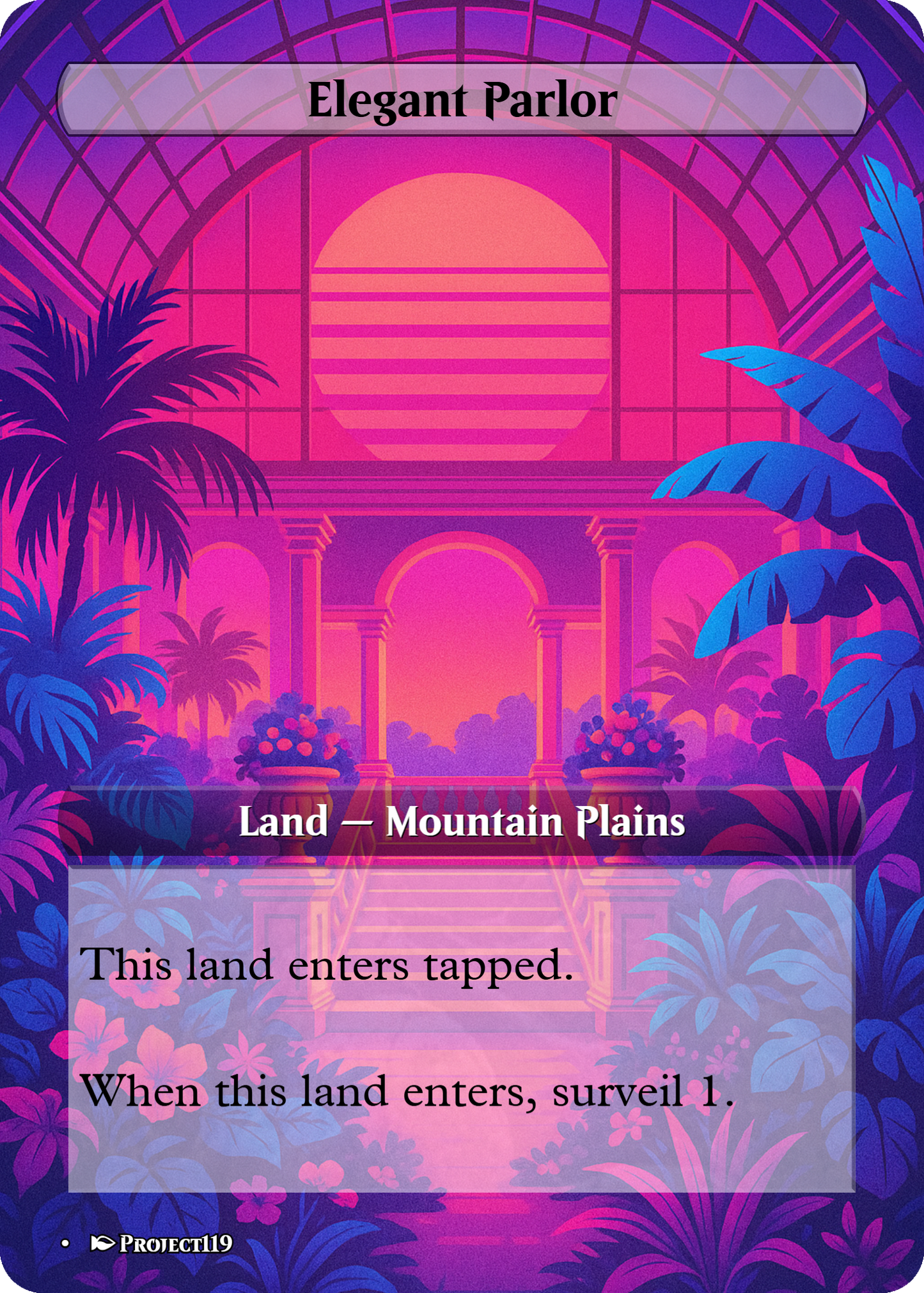 Vaporwave Inspired 18 Land Mardu Commander Starter Bundle - Magic the Gathering Proxy Cards