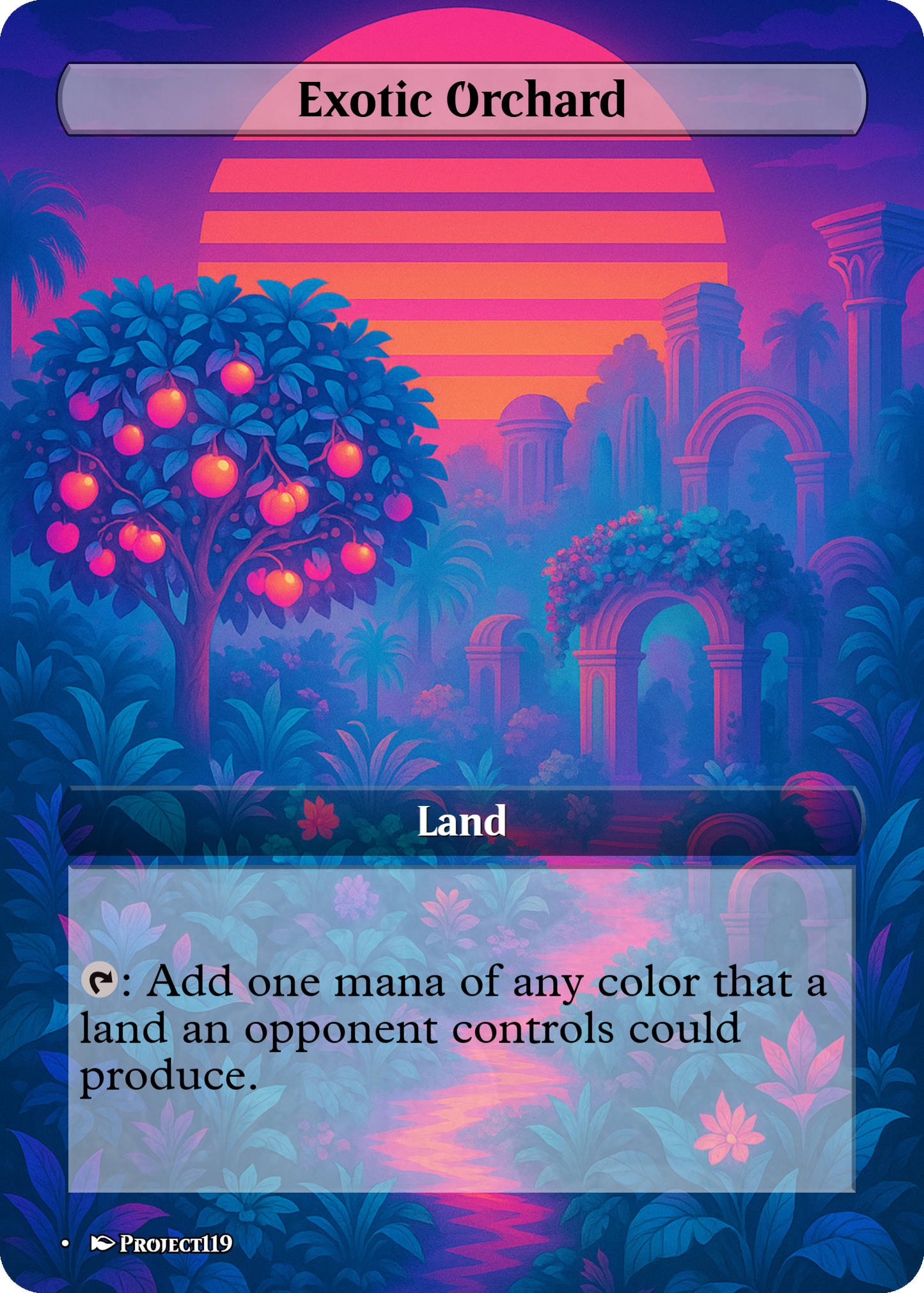 Vaporwave Inspired 18 Land Mardu Commander Starter Bundle - Magic the Gathering Proxy Cards