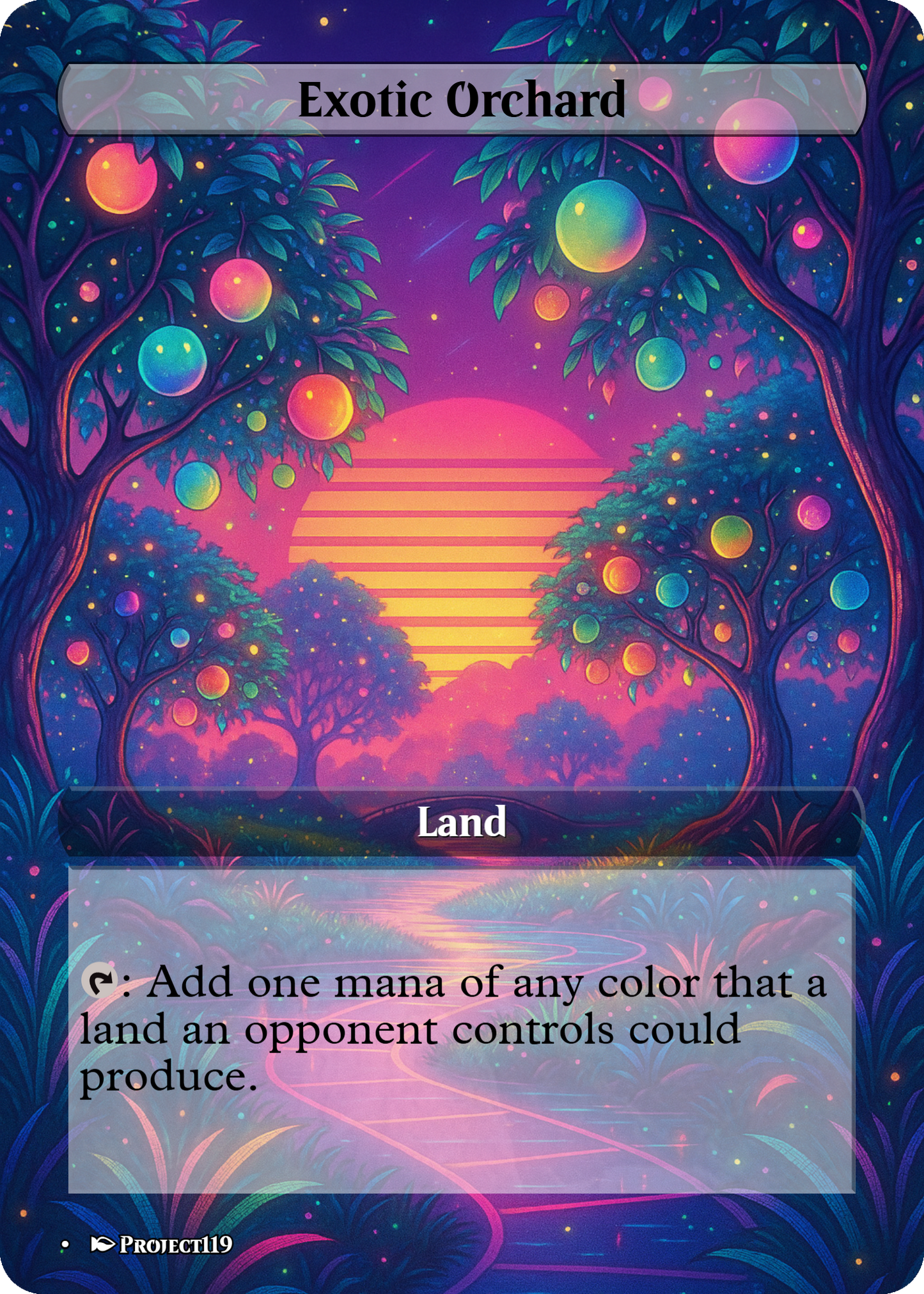 Synthwave Inspired 18 Land Naya Commander Starter Bundle - Magic the Gathering Proxy Cards