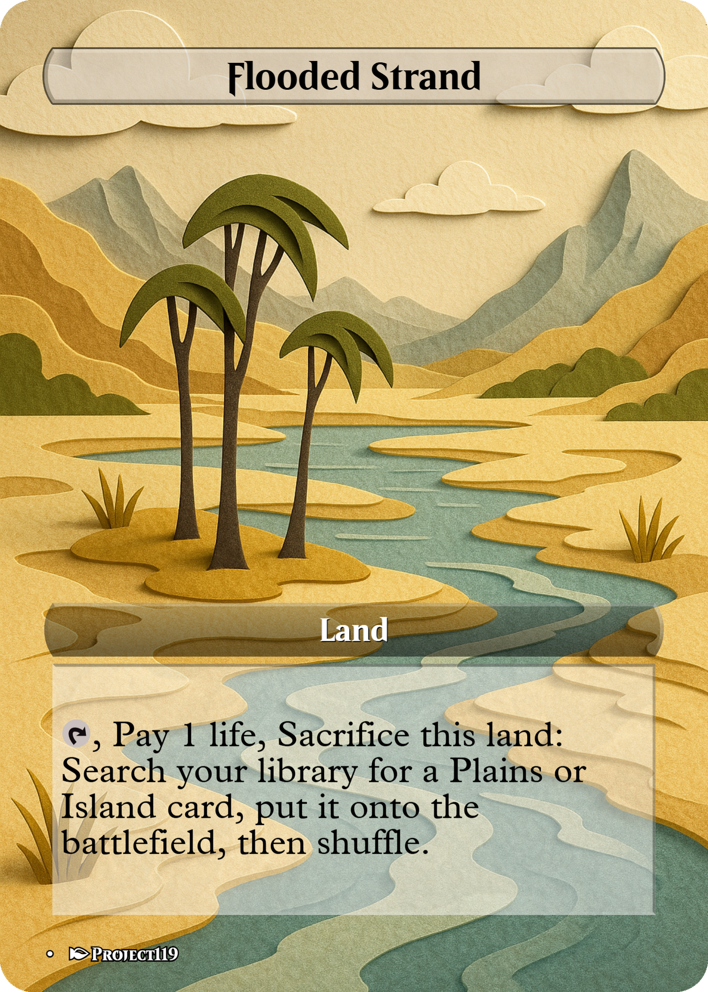 Papercraft Inspired 18 Land Bant Commander Starter Bundle - Magic the Gathering Proxy Cards