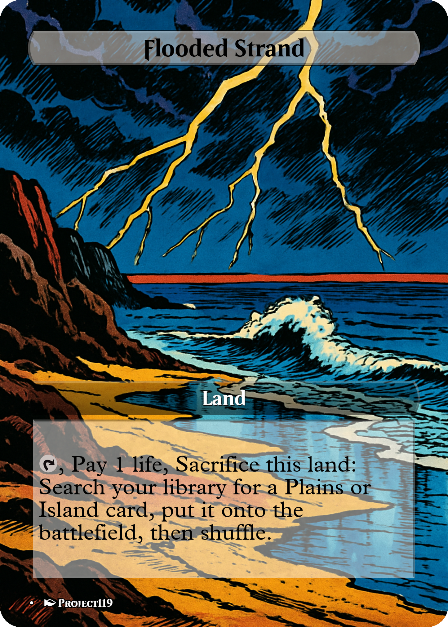 1980s Comic Art Inspired 62 Mega Land Bundle - Magic the Gathering Proxy
