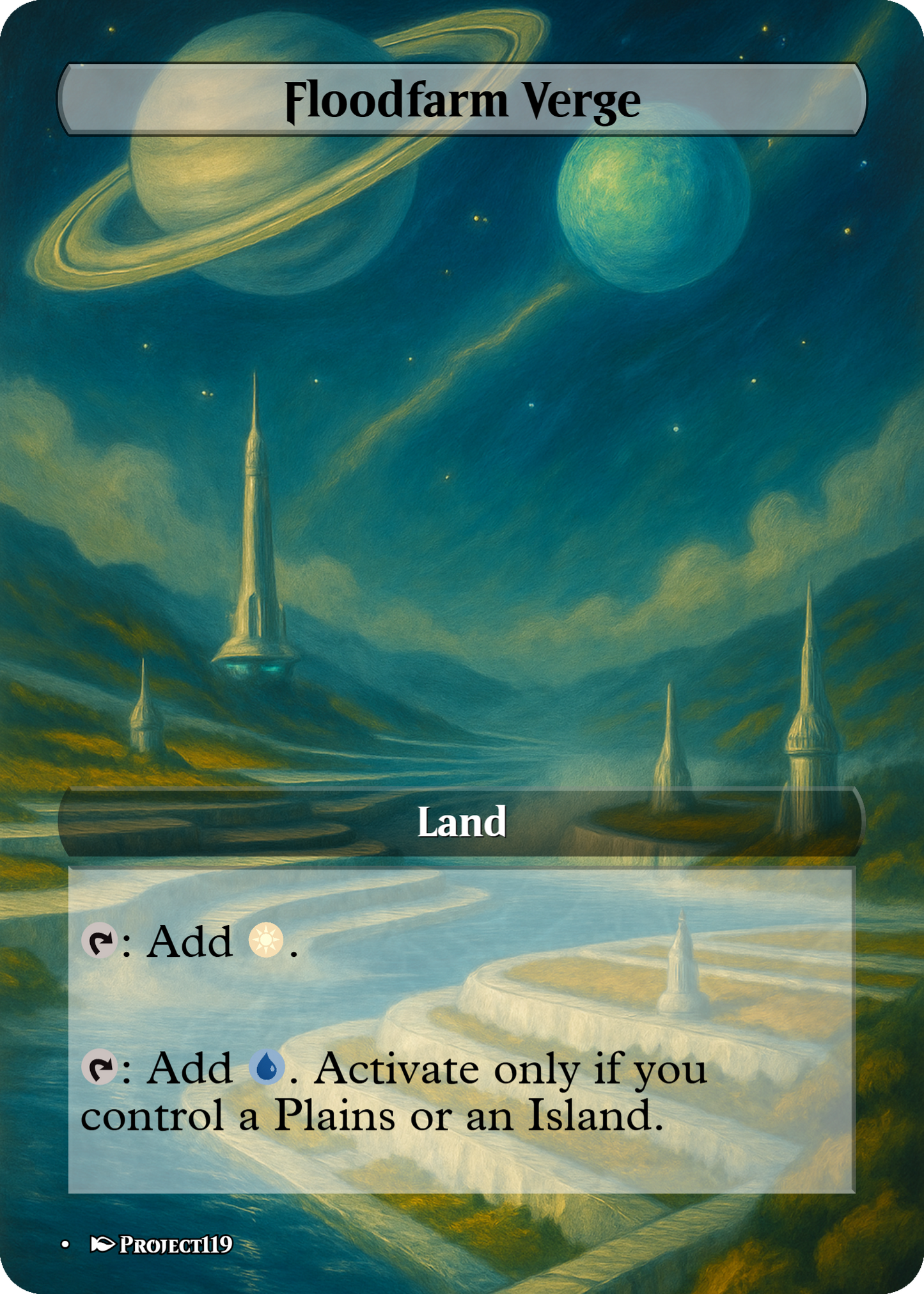 1930's Pulp Magazine Cover Inspired 10 Verge Land Bundle - Magic the Gathering Proxy Cards