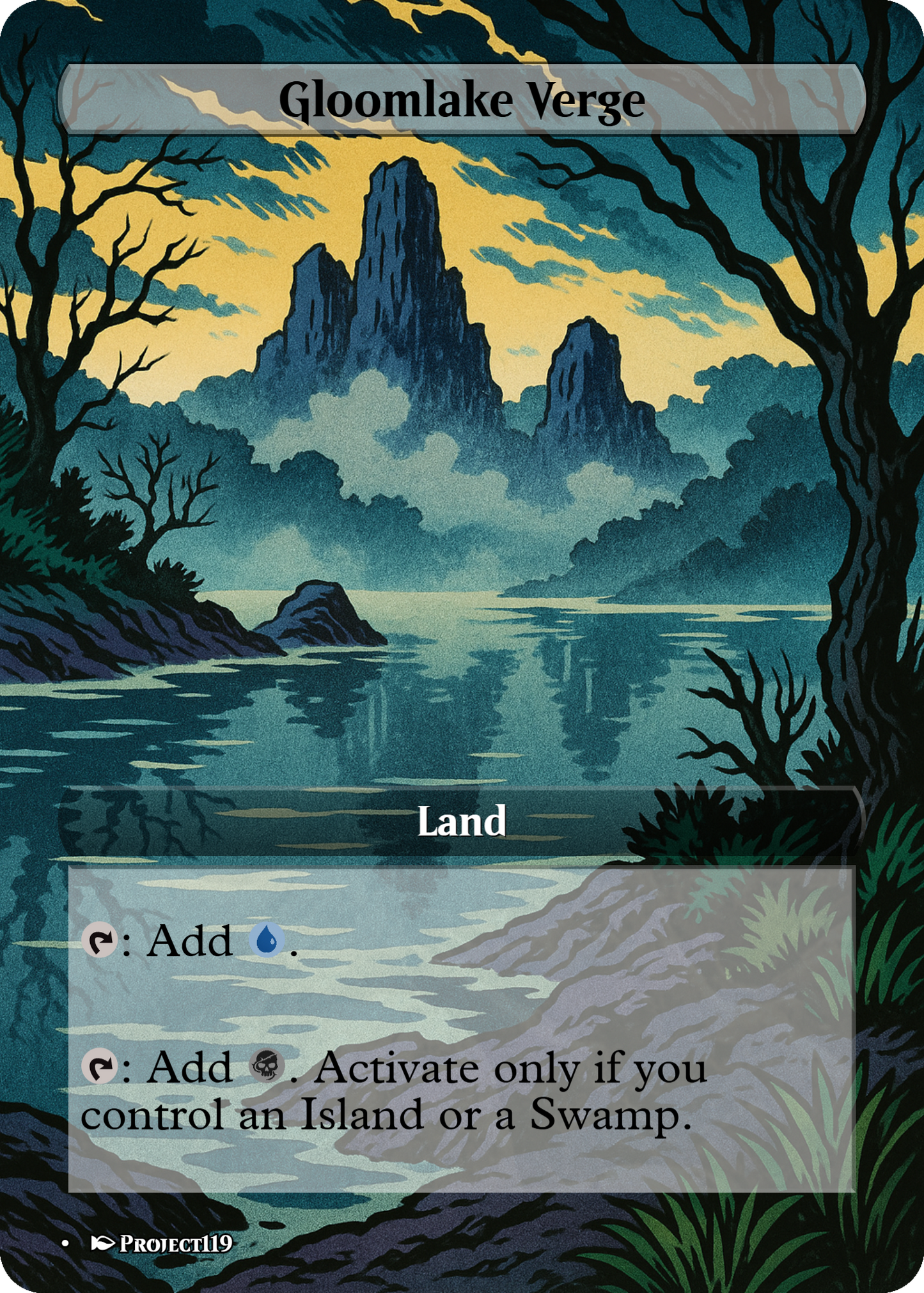 1980s Comic Art Inspired 62 Mega Land Bundle - Magic the Gathering Proxy