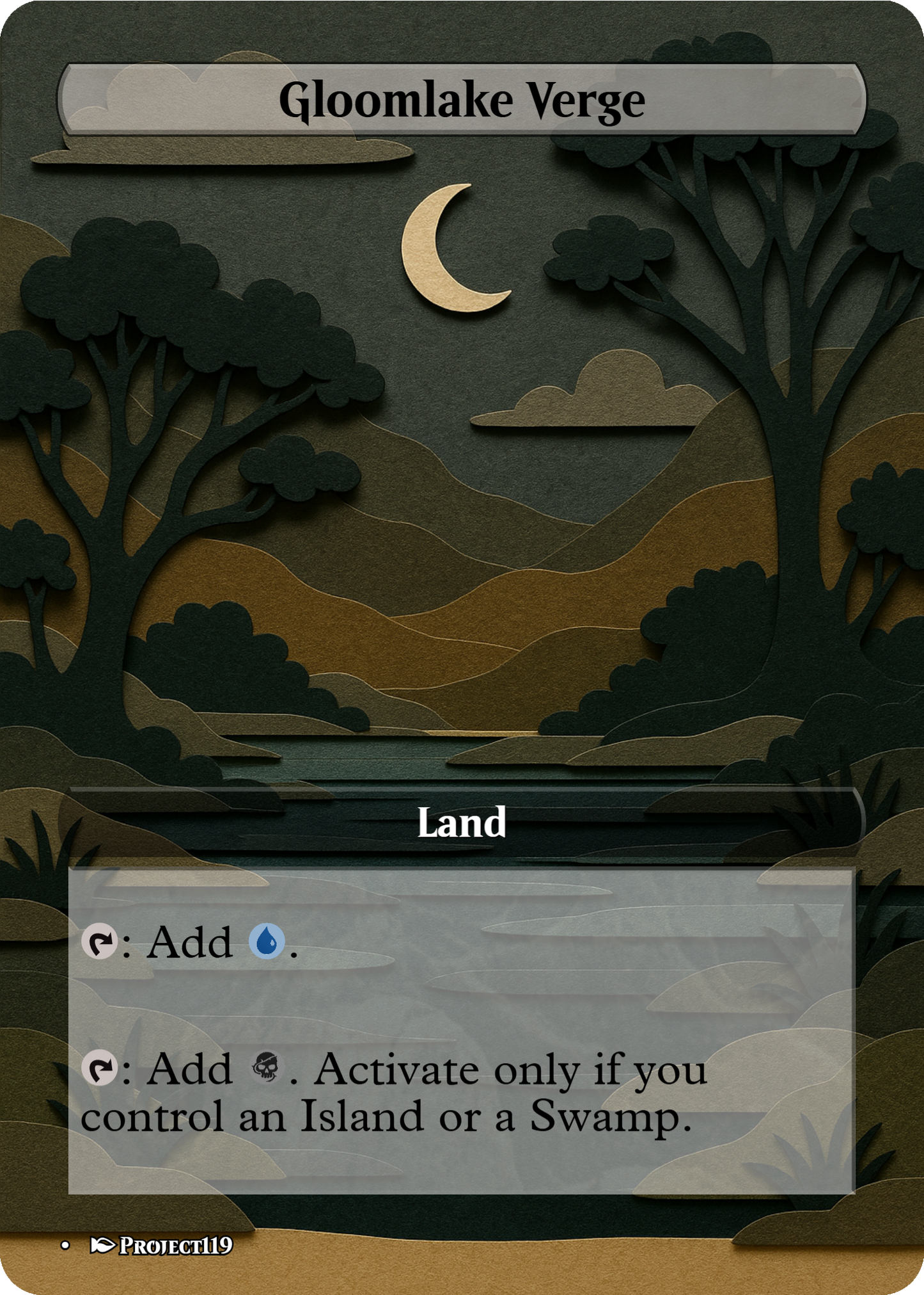 Papercraft Inspired 18 Land Grixis Commander Starter Bundle - Magic the Gathering Proxy Cards
