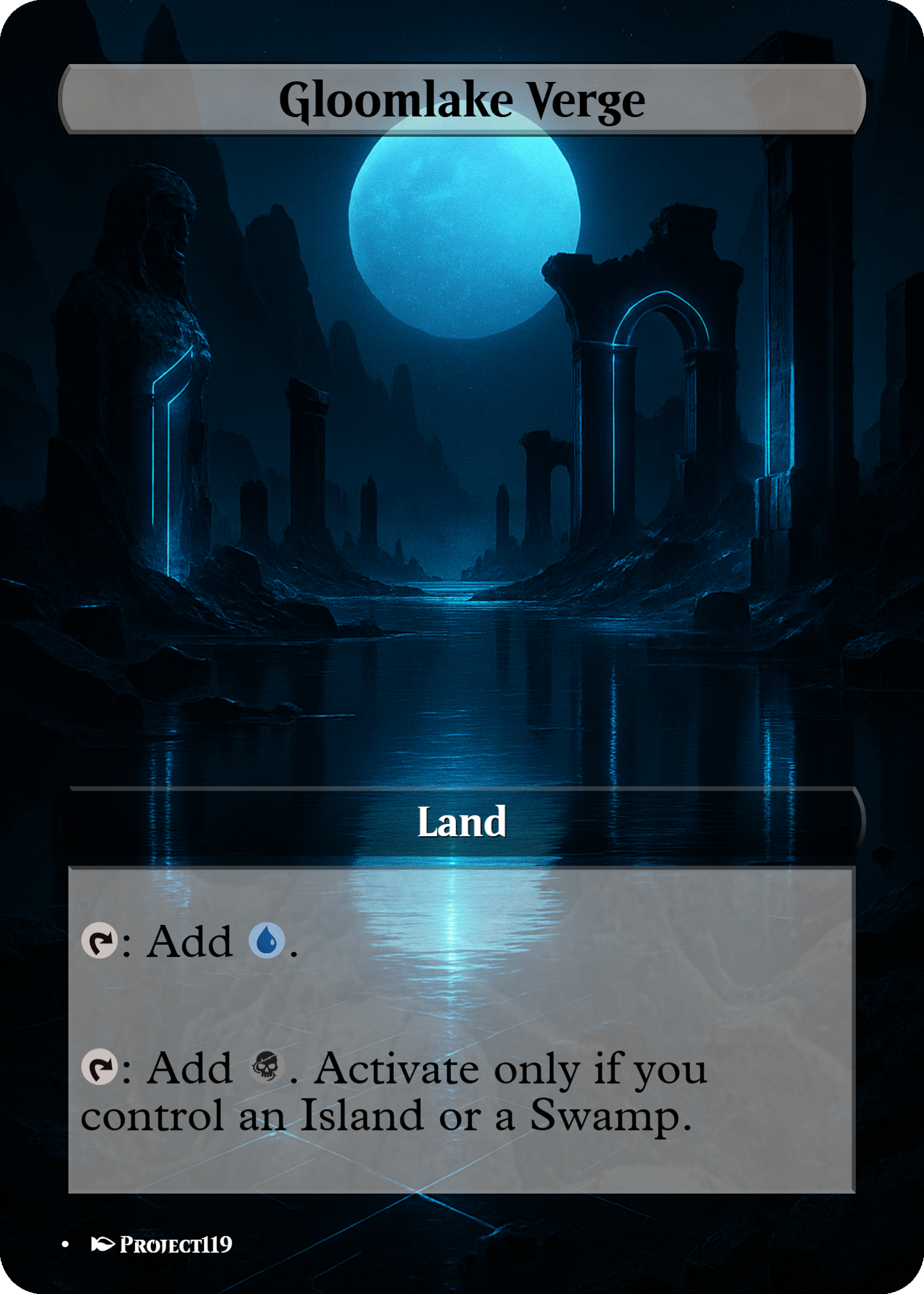 Synthwave Inspired 18 Land Grixis Commander Starter Bundle - Magic the Gathering Proxy Cards