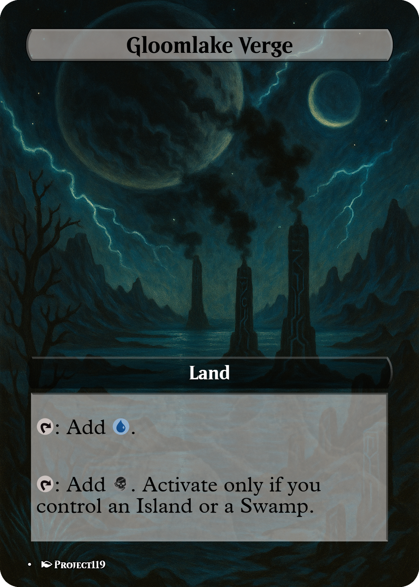 1930's Pulp Magazine Cover Inspired 10 Verge Land Bundle - Magic the Gathering Proxy Cards