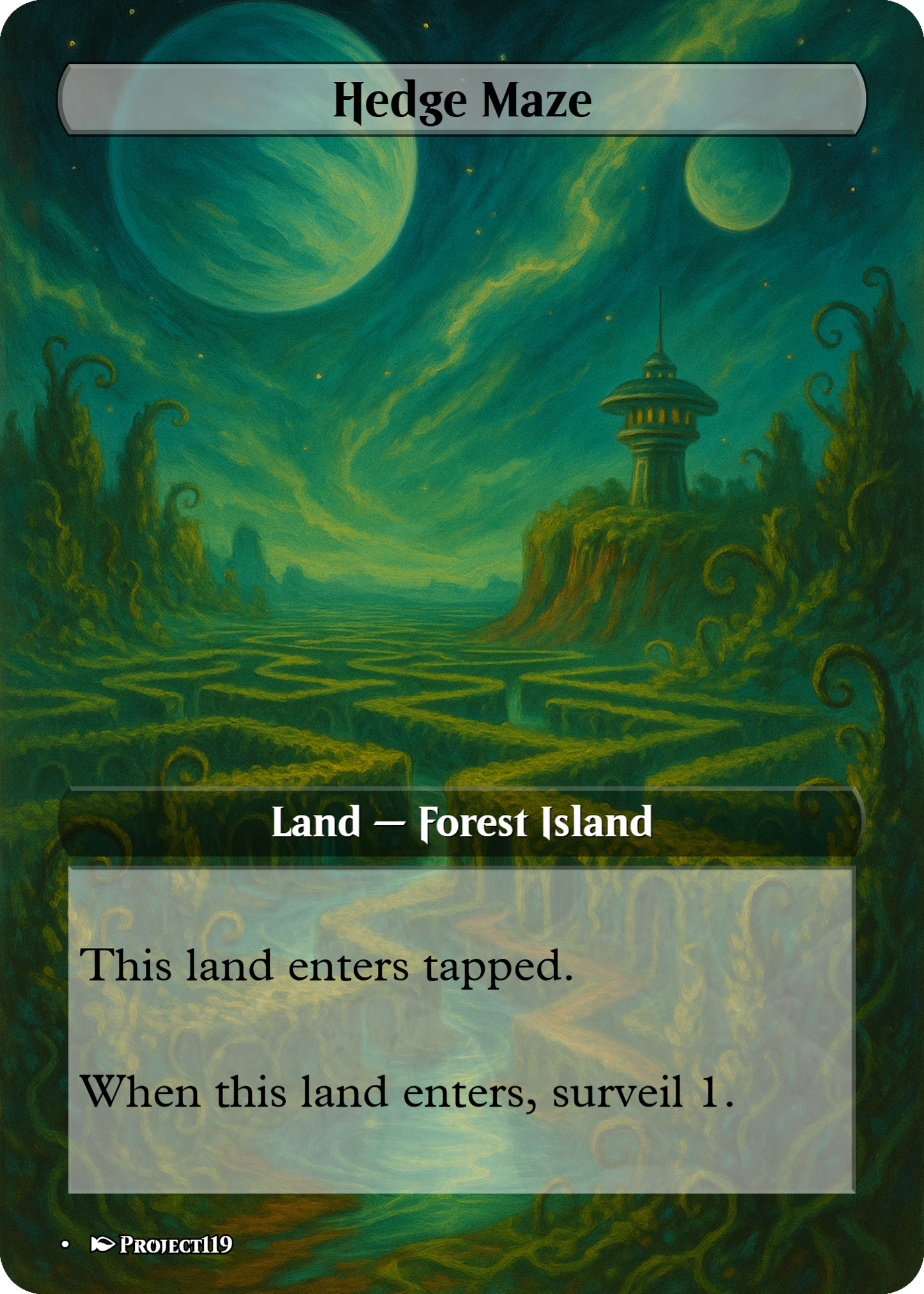 1930's Pulp Magazine Cover Inspired 18 Land Temur Commander Starter Bundle - Magic the Gathering Proxy Cards