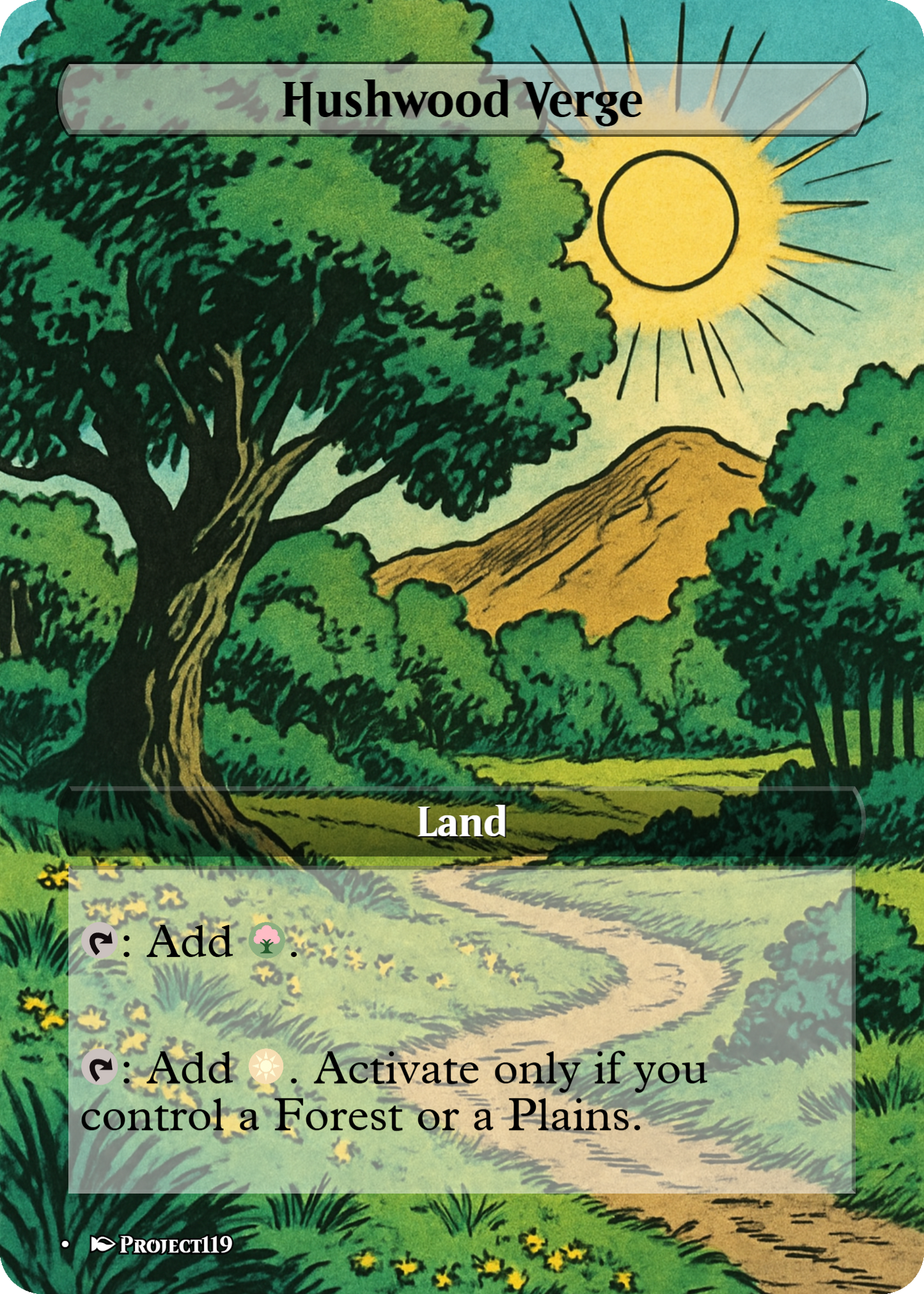 1980s Comic Art Inspired 62 Mega Land Bundle - Magic the Gathering Proxy