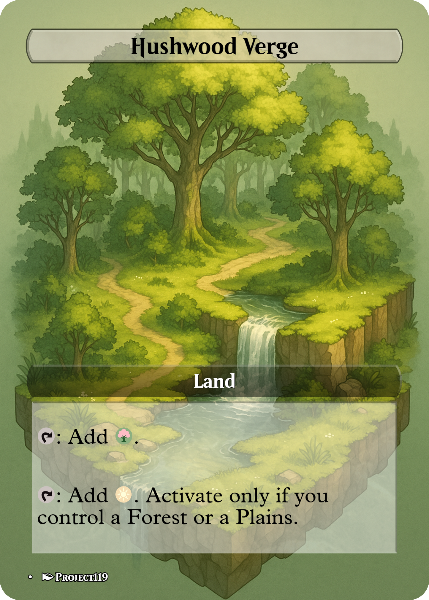 Isometric Art Inspired 18 Land Bant Commander Starter Bundle - Magic the Gathering Proxy Cards
