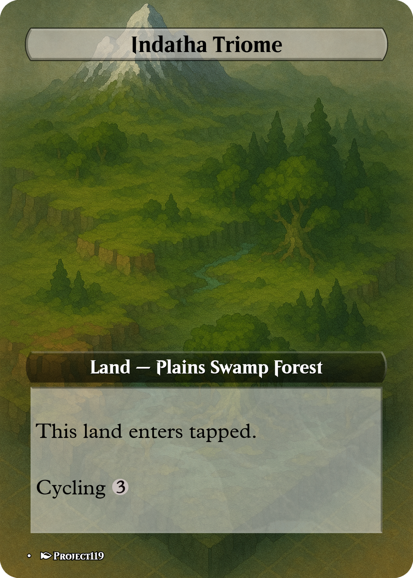Isometric Art Inspired Mega 62 Land Bundle - Magic the Gathering Proxy