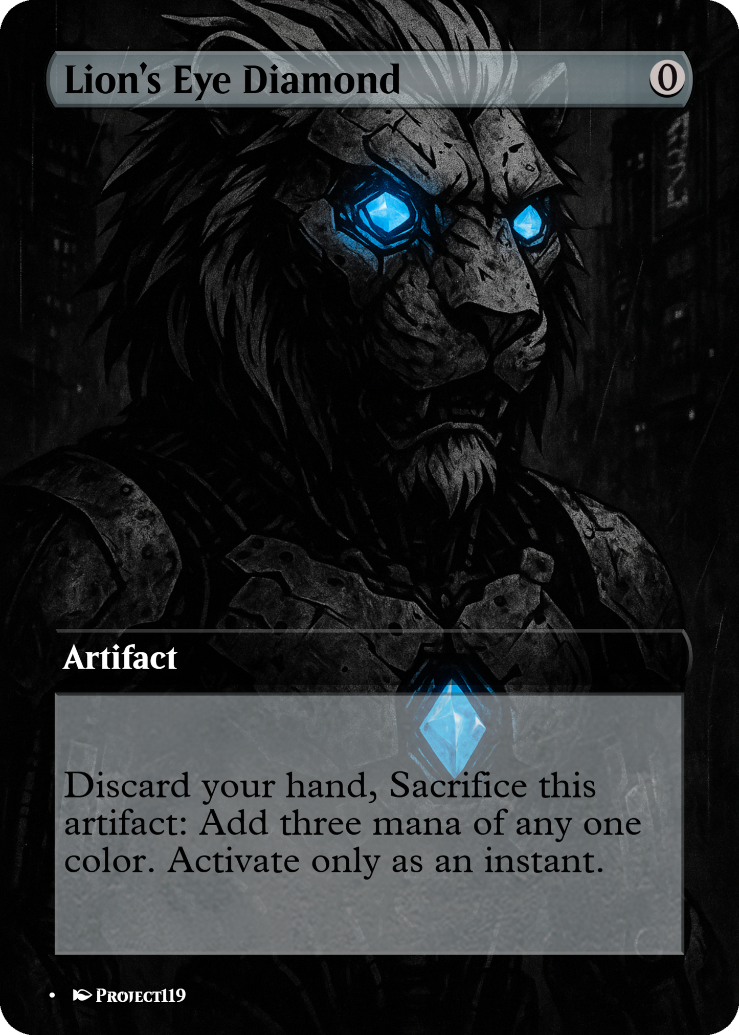 Noir Art Inspired Artifact Bundle - Magic the Gathering Proxy Cards