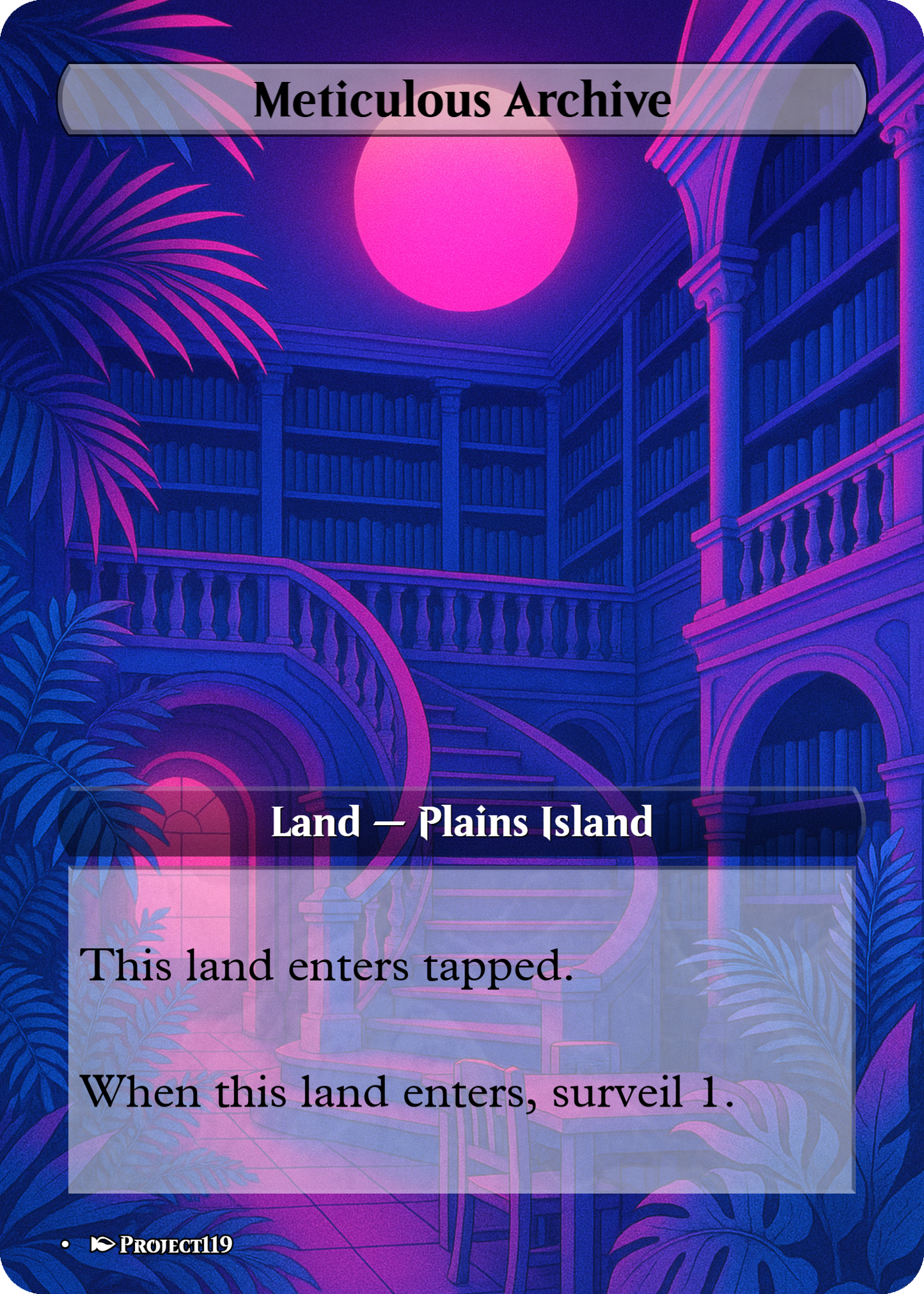 Vaporwave Inspired 18 Land Bant Commander Starter Bundle - Magic the Gathering Proxy Cards