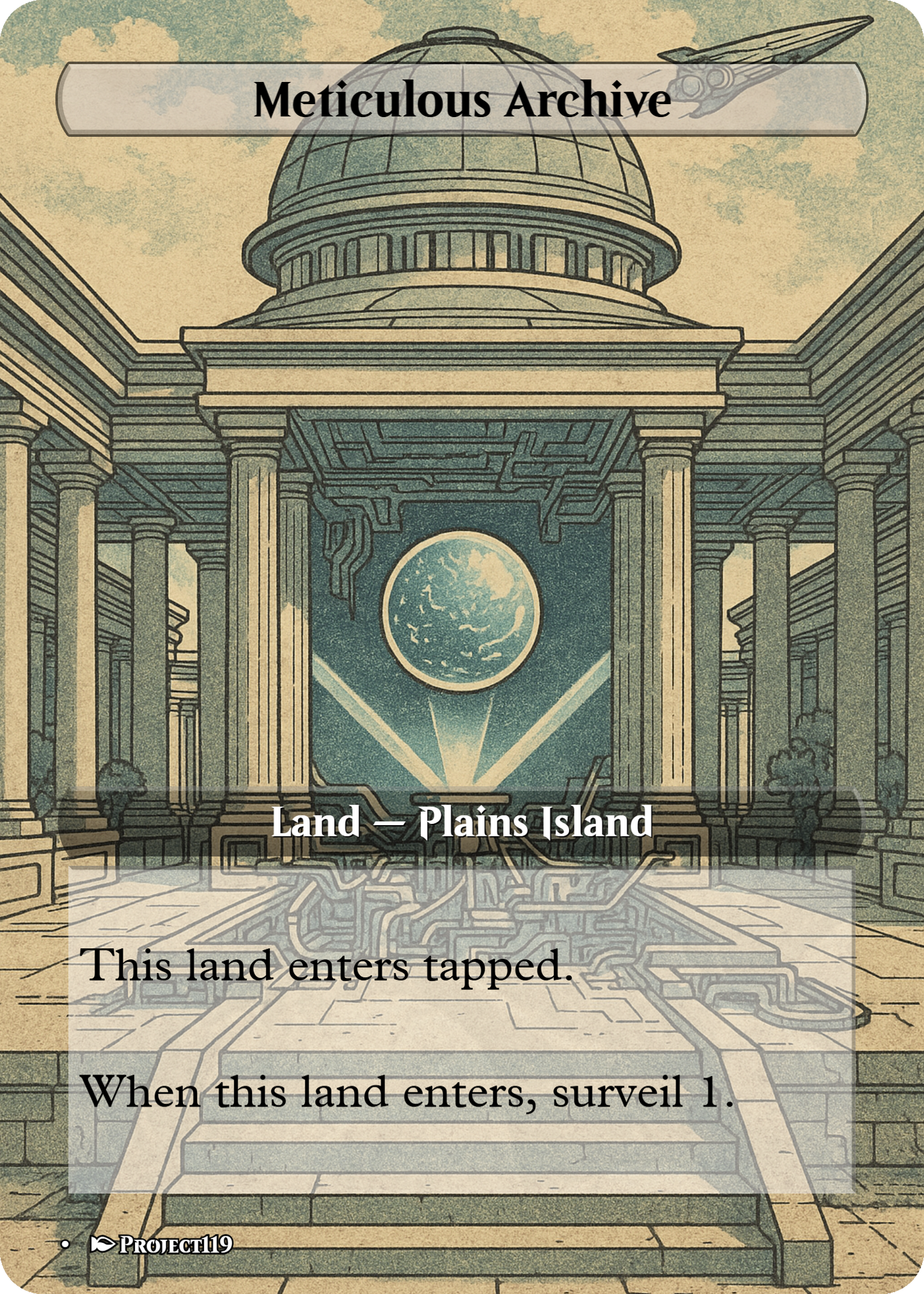 Sci Fi Japanese Wood Block Inspired 62 Card Mega Land Bundle - Magic the Gathering Proxy Cards