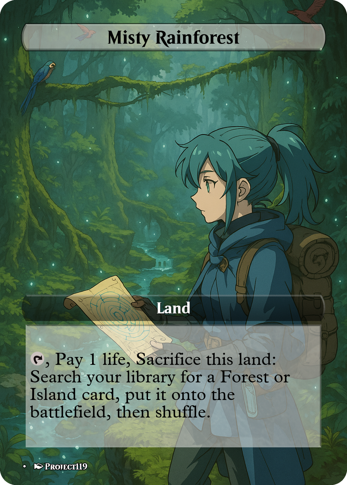 1990’s Anime Inspired 18 Land Bant Commander Starter Bundle - Magic the Gathering Proxy Cards