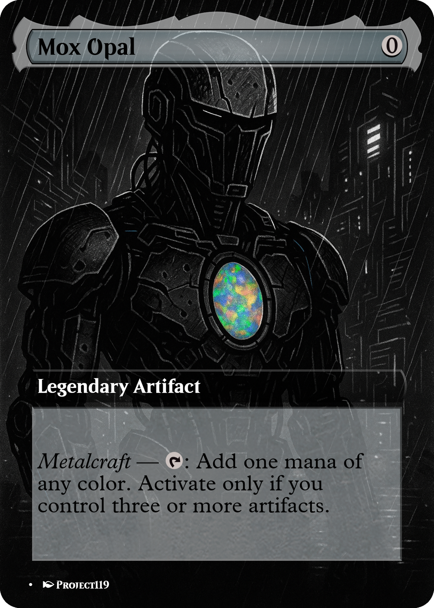 Noir Art Inspired Artifact Bundle - Magic the Gathering Proxy Cards