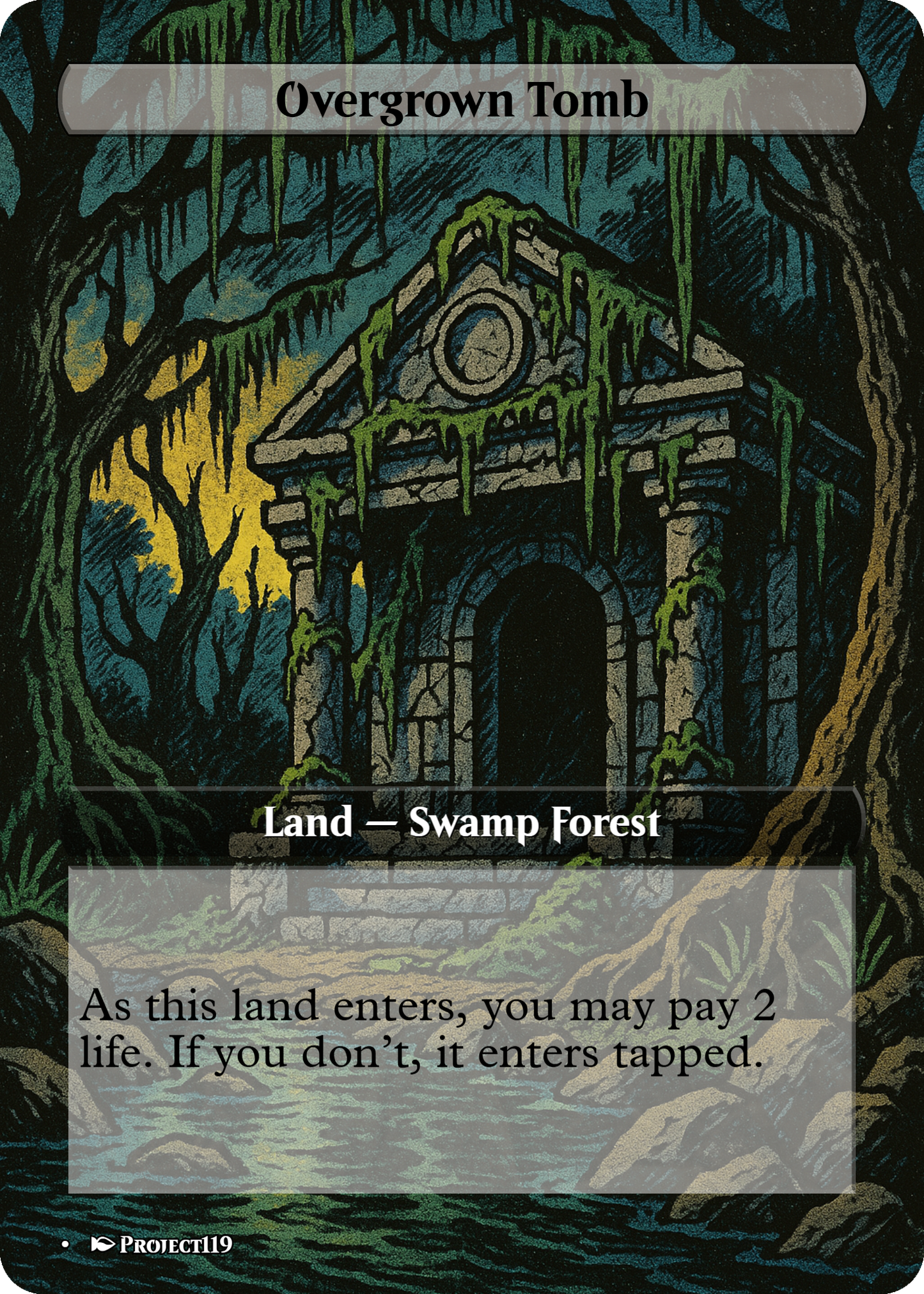 1980s Comic Art Inspired 62 Mega Land Bundle - Magic the Gathering Proxy