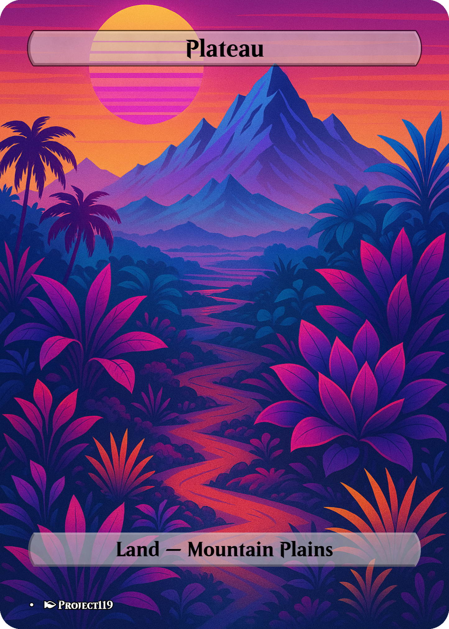 Vaporwave Inspired 10 Dual Lands Bundle - Magic the Gathering Proxy Cards