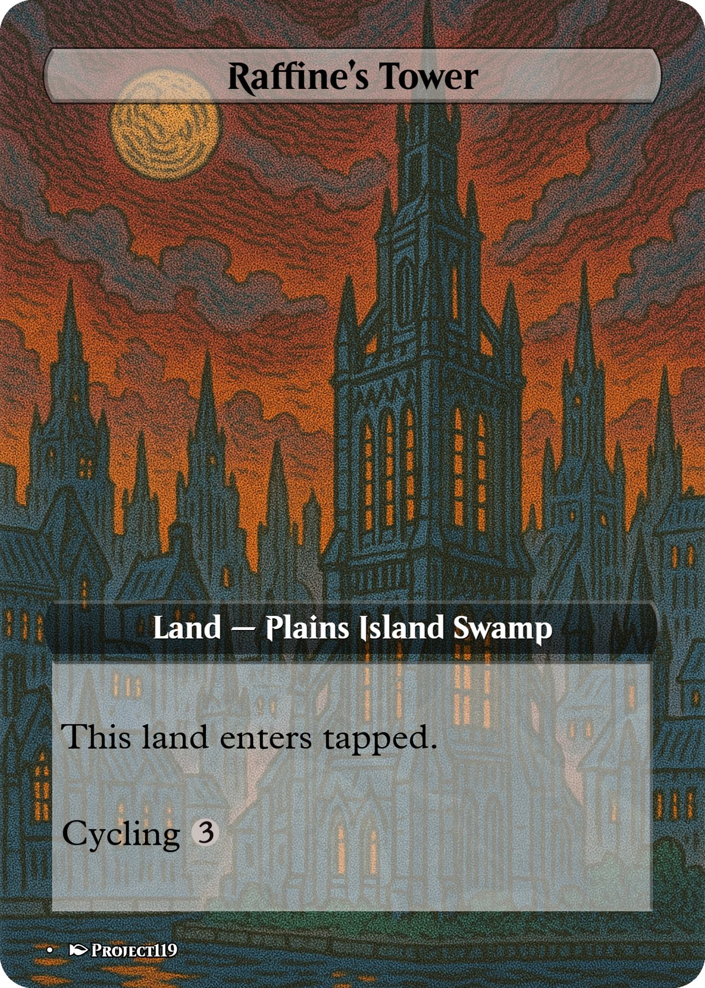 1980s Comic Art Inspired 62 Mega Land Bundle - Magic the Gathering Proxy