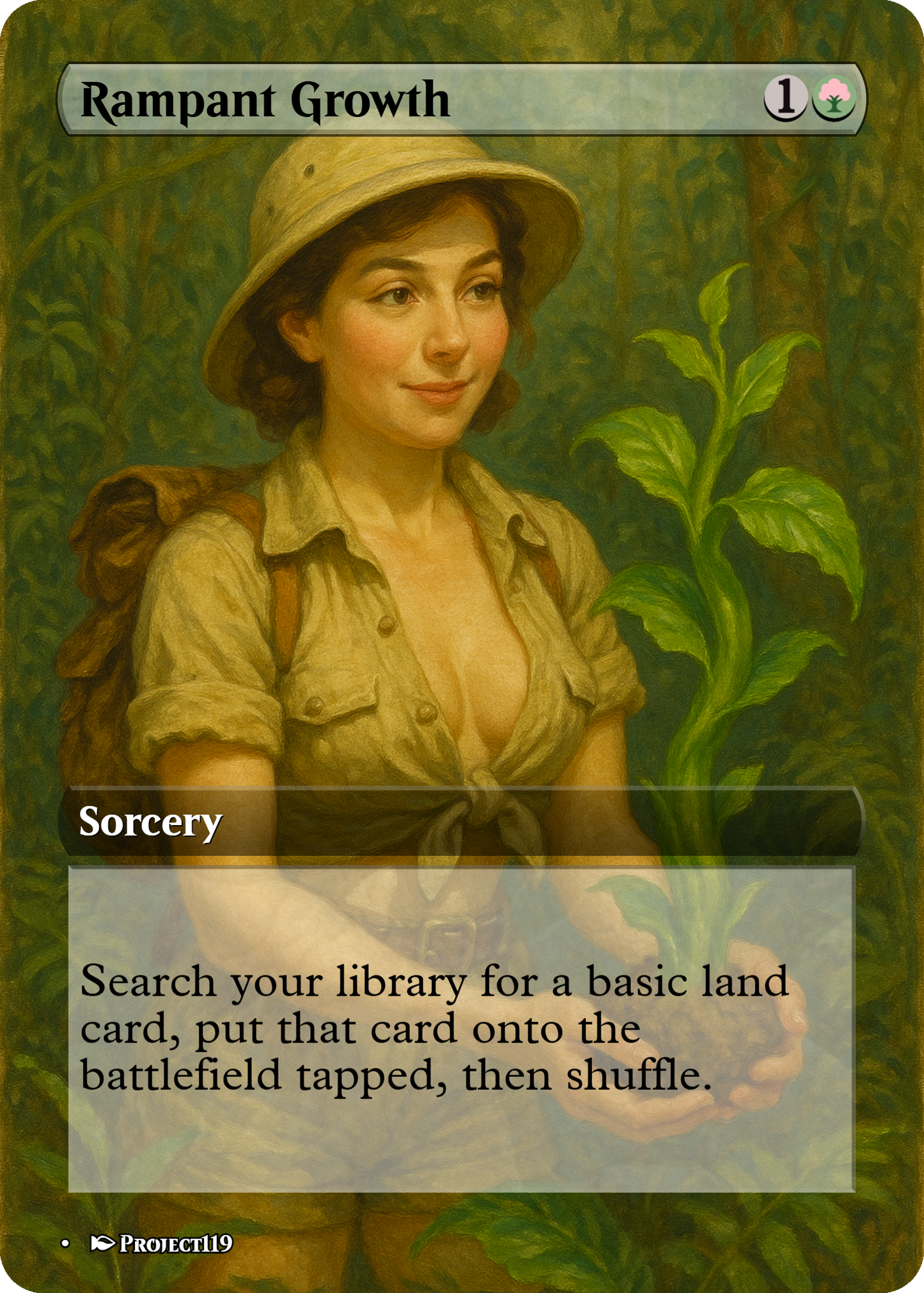 Rampant Growth - Magic the Gathering Proxy Card