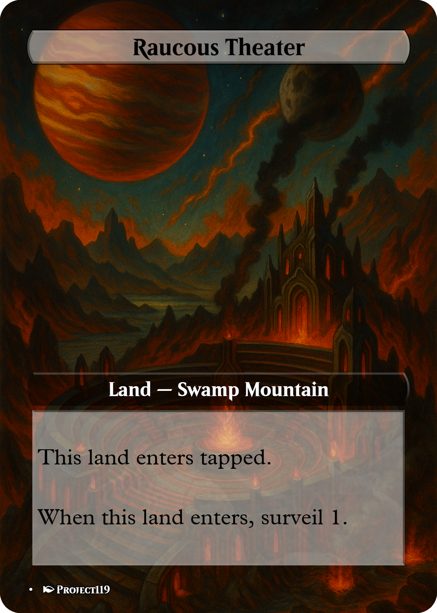 1930's Pulp Magazine Cover Inspired 18 Land Grixis Commander Starter Bundle - Magic the Gathering Proxy Cards