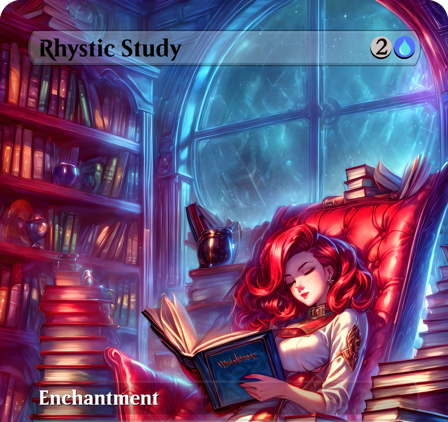 Rhystic Study - Magic the Gathering Proxy