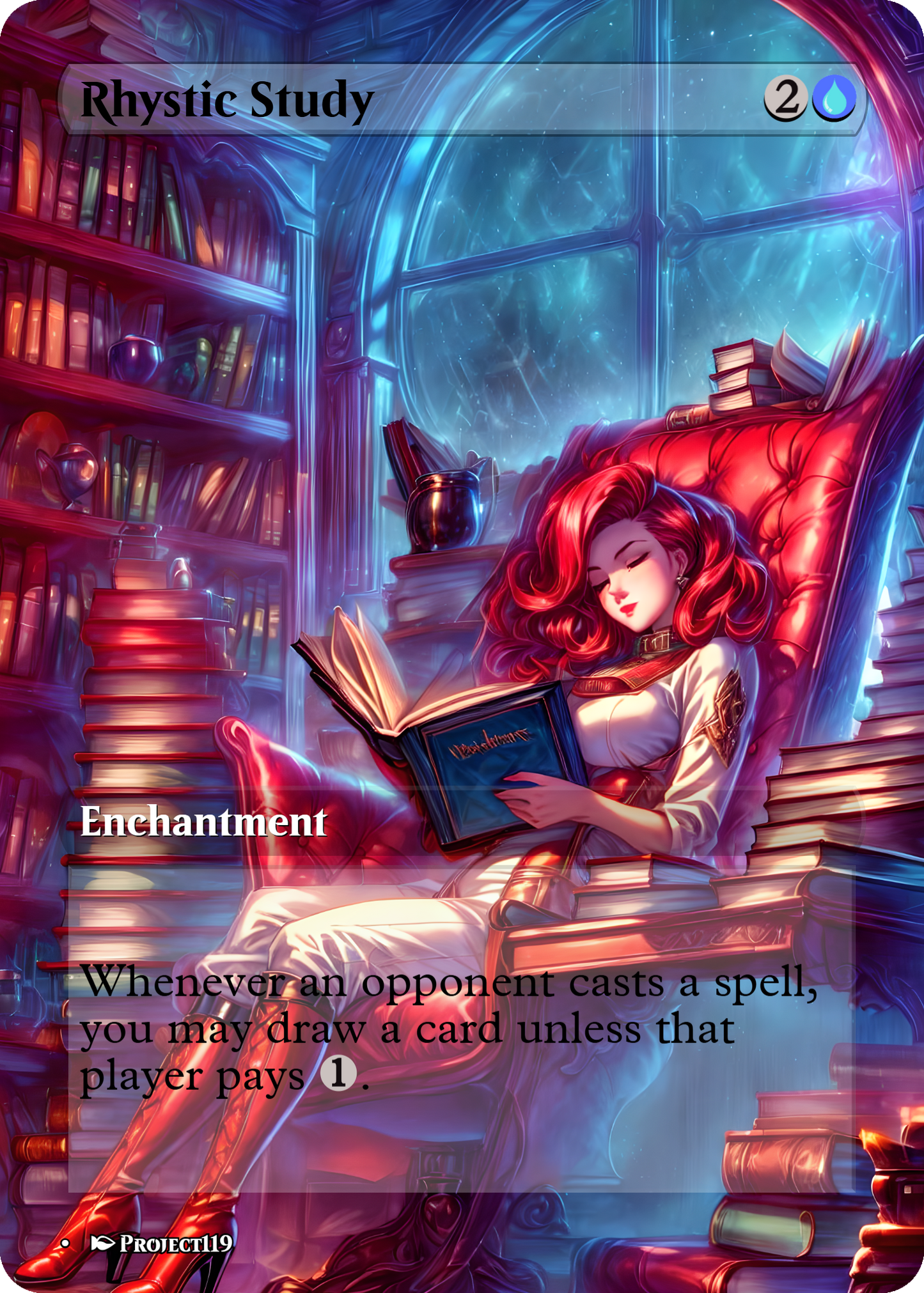 Rhystic Study - Magic the Gathering Proxy