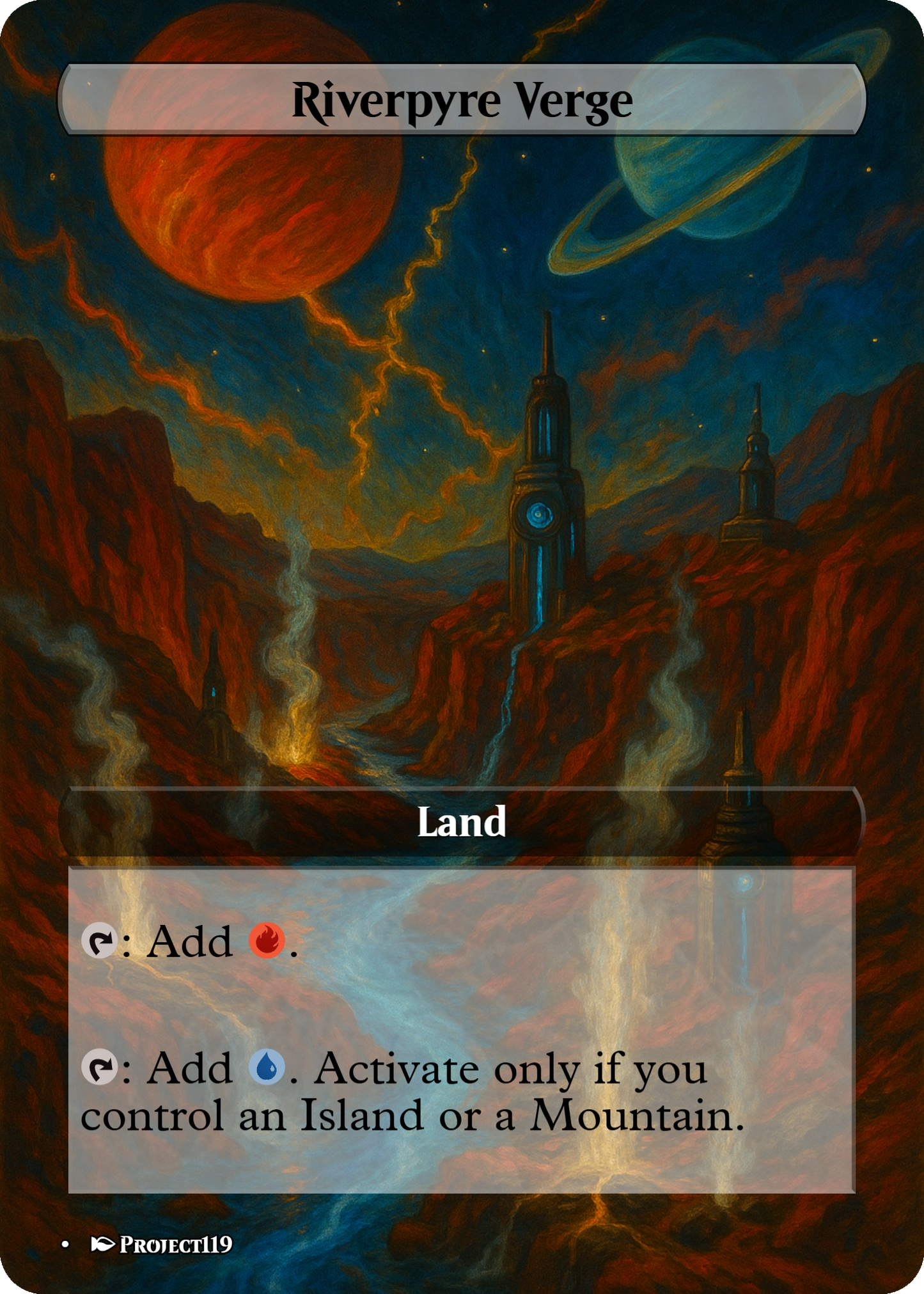1930's Pulp Magazine Cover Inspired 10 Verge Land Bundle - Magic the Gathering Proxy Cards