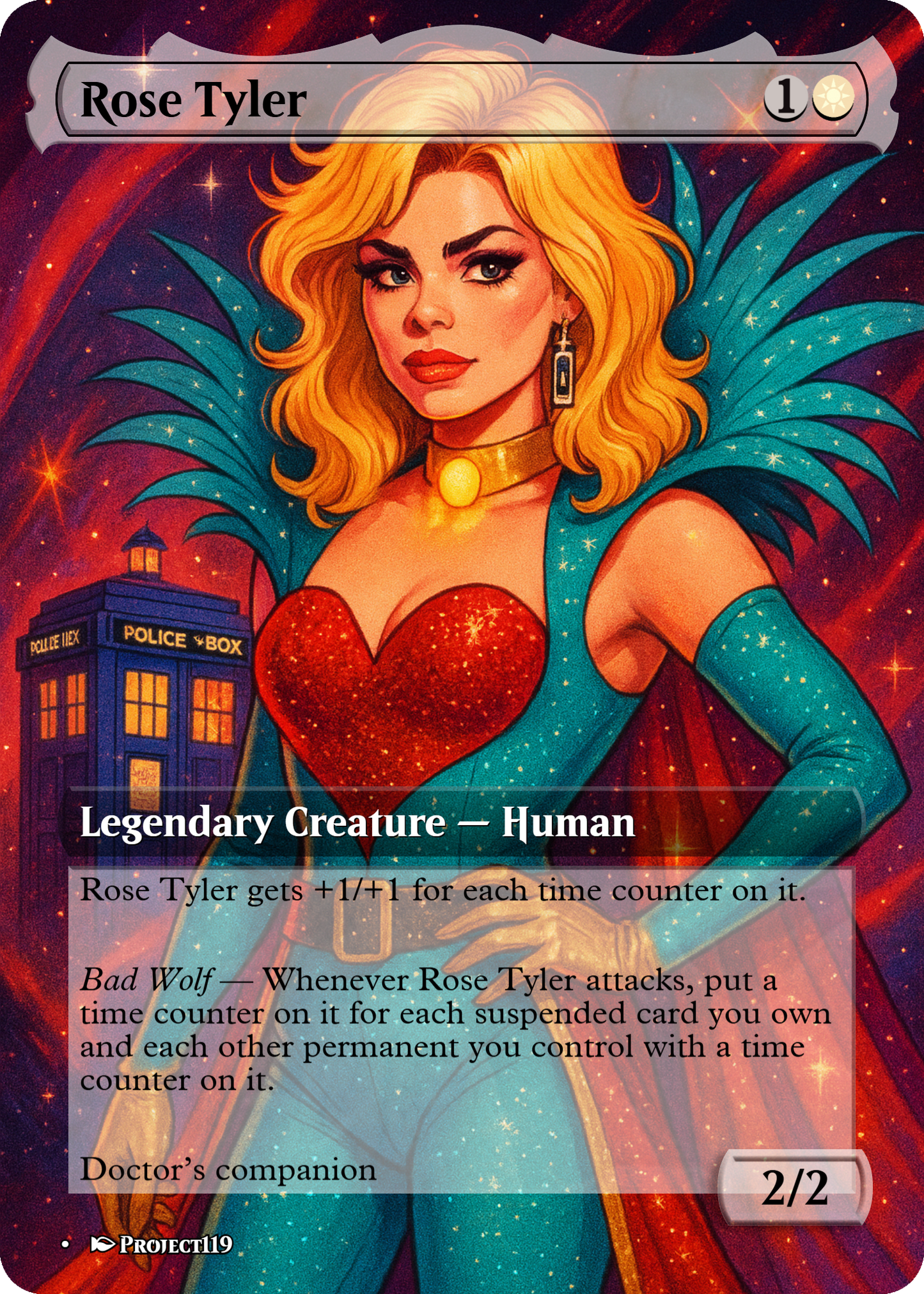 Rose Tyler - Magic the Gathering Proxy Card