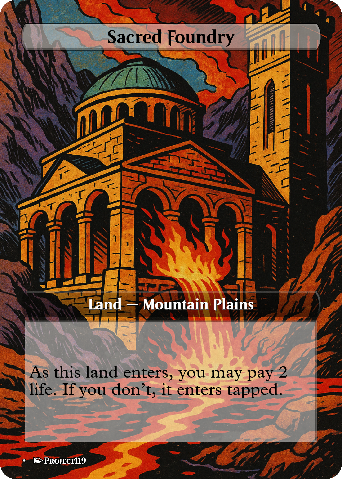 1980s Comic Art Inspired 18 Land Mardu Commander Starter Bundle - Magic the Gathering Proxy Cards