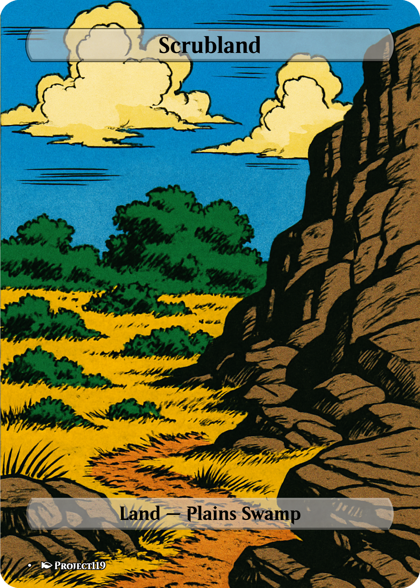 1980s Comic Art Inspired 18 Land Mardu Commander Starter Bundle - Magic the Gathering Proxy Cards