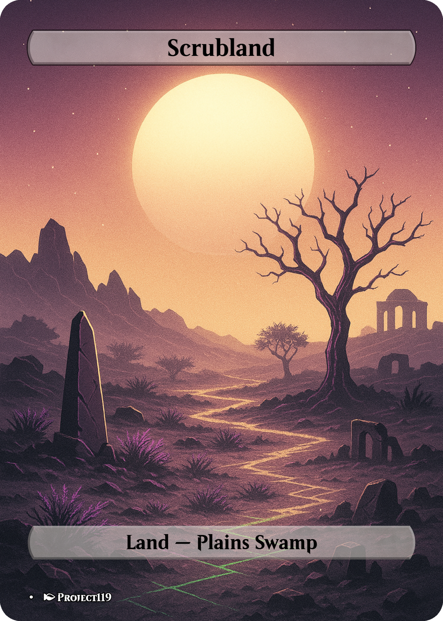 Synthwave Inspired 10 Original Dual Lands Bundle - Magic the Gathering Proxy Cards