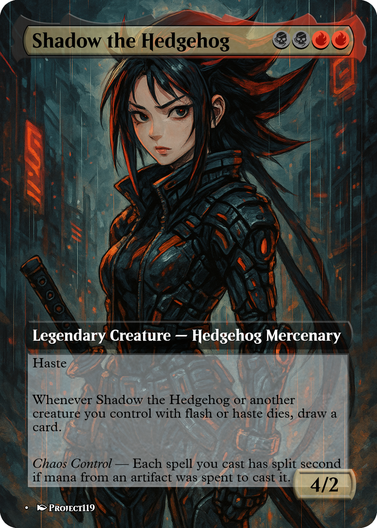 Sonic the Hedgehog Cyberpunk Renegades Bundle - Magic the Gathering Proxy Cards