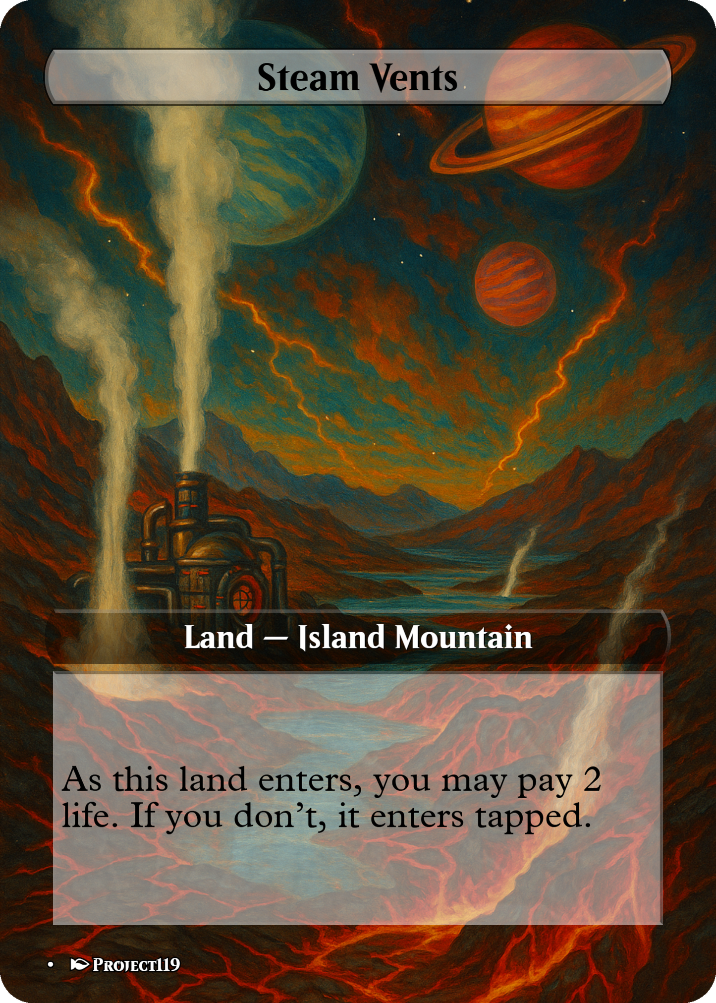 1930's Pulp Magazine Cover Inspired 10 Shock Land Bundle - Magic the Gathering Proxy Cards