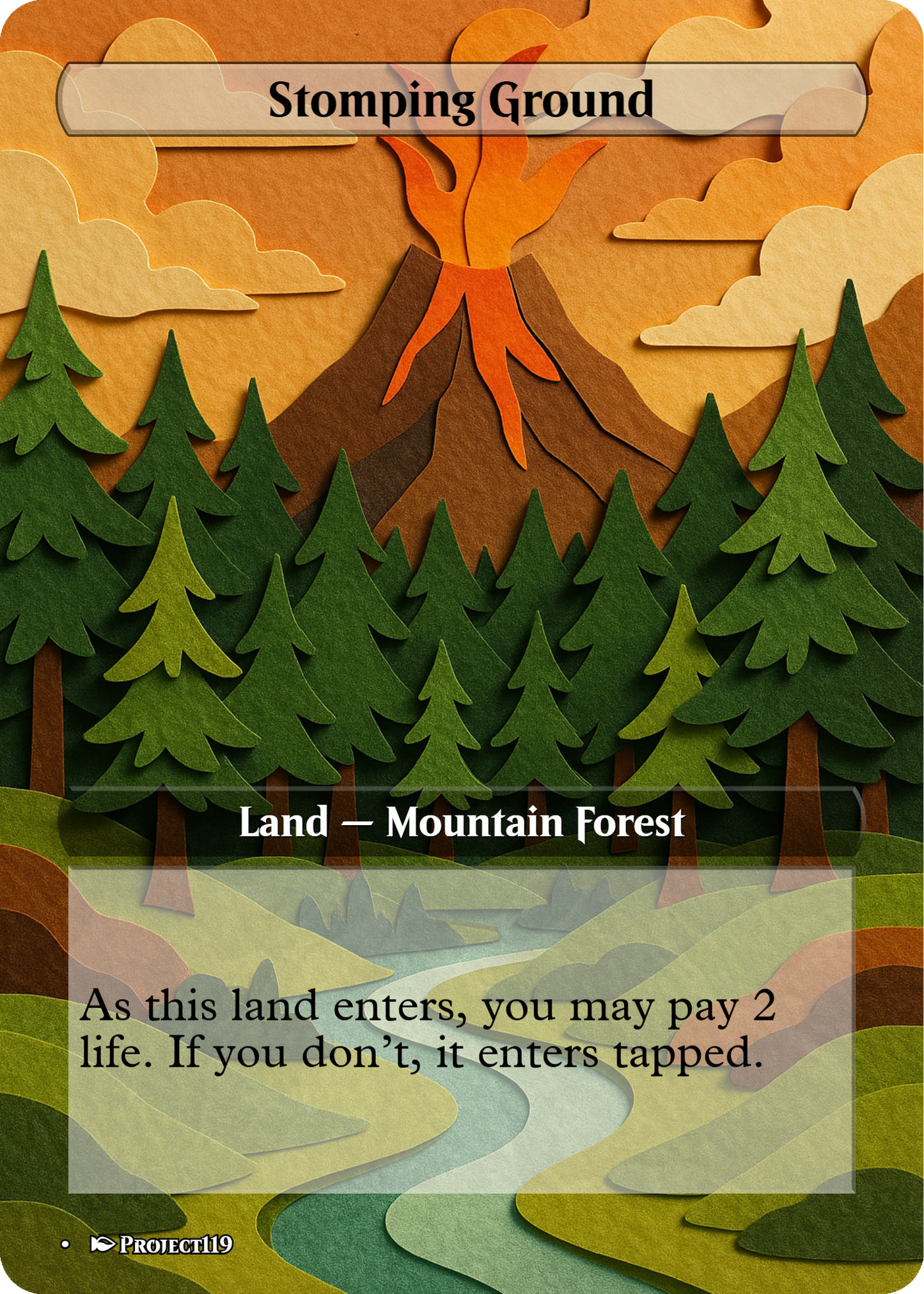 Papercraft Inspired 18 Land Jund Commander Starter Bundle - Magic the Gathering Proxy Cards