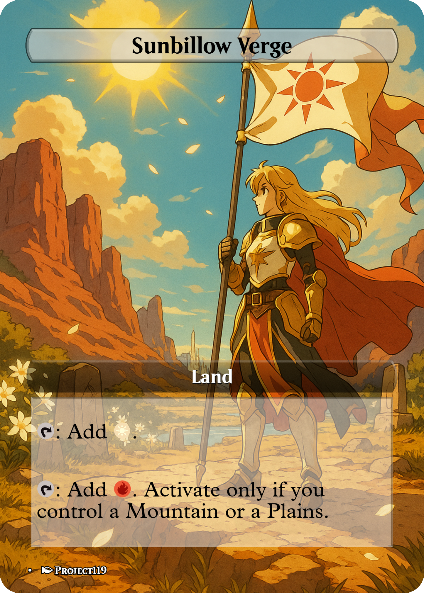 1990’s Anime Inspired 18 Land Jeskai Commander Starter Bundle - Magic the Gathering Proxy Cards