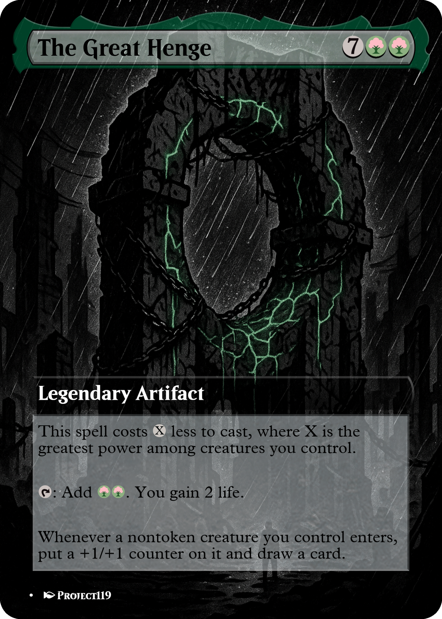 Noir Art Inspired Artifact Bundle - Magic the Gathering Proxy Cards